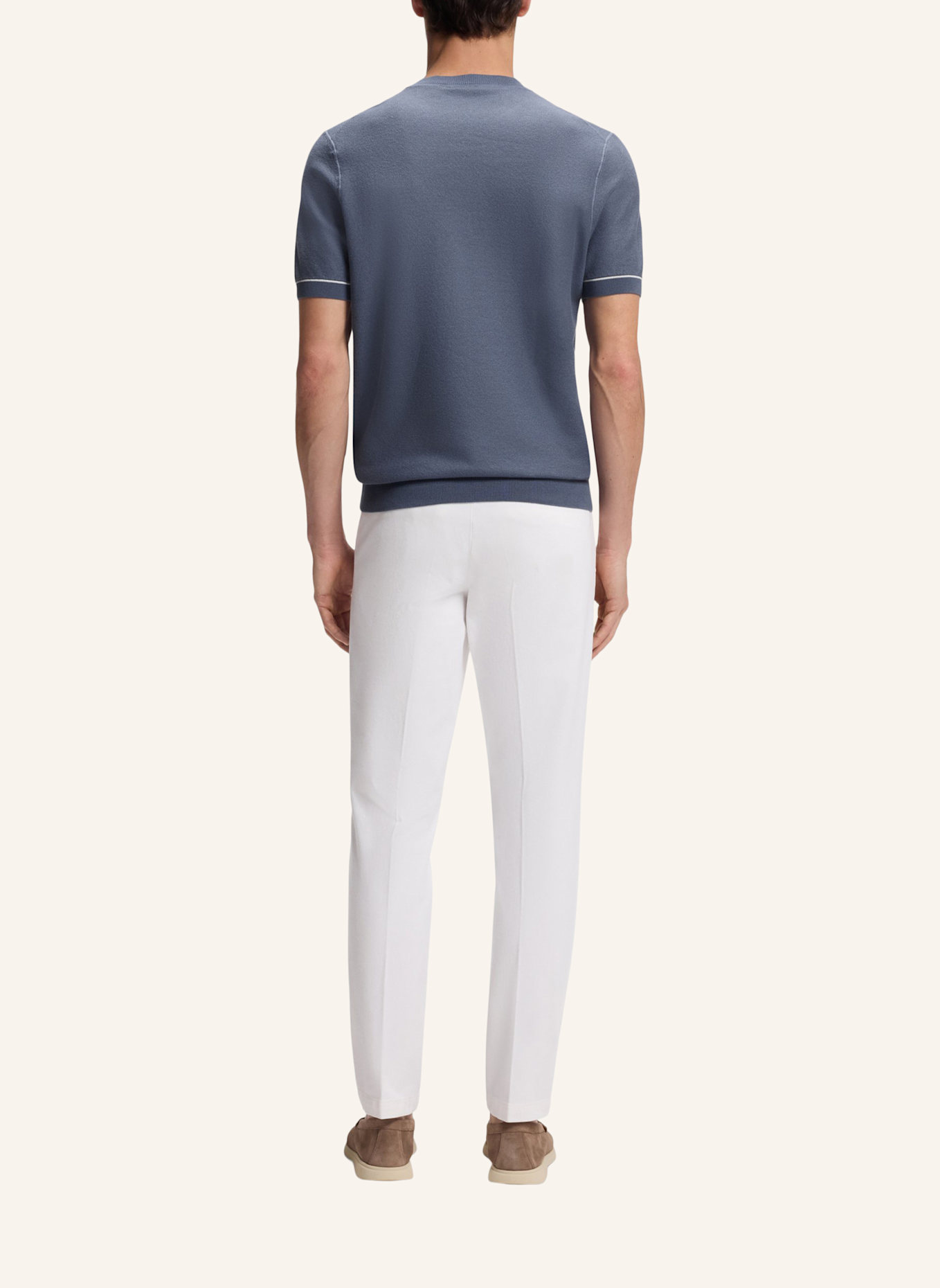 BOSS Pullover H-NALON Regular Fit: HELLBLAU