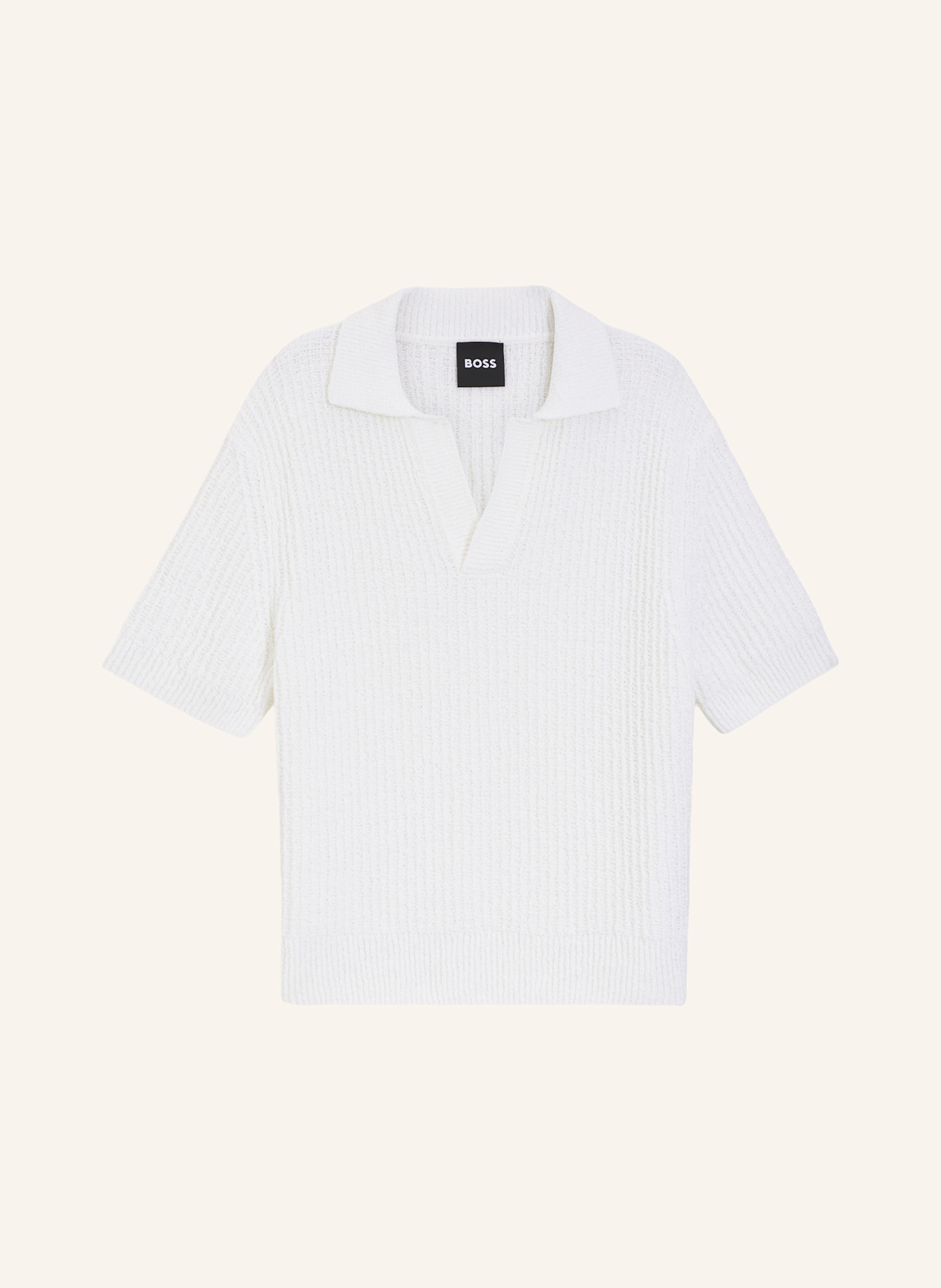 BOSS Pullover C-NIL Relaxed Fit: WEISS