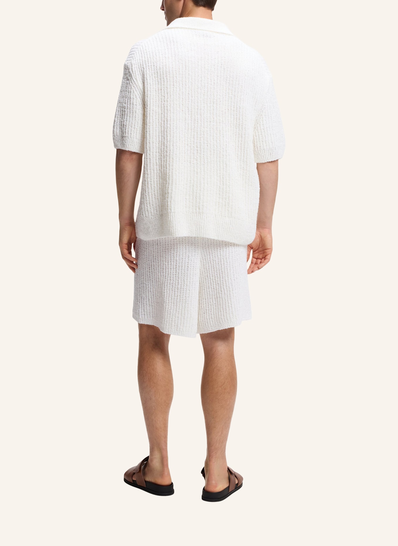 BOSS Pullover C-NIL Relaxed Fit: WEISS