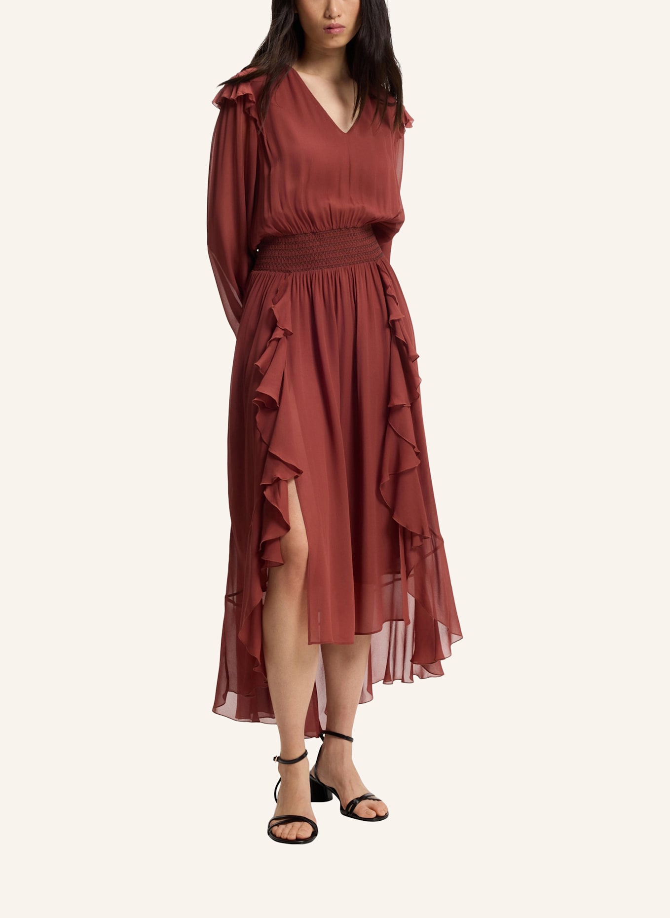 BOSS Sandale GRACEY_CHSANDAL50_NA: SCHWARZ