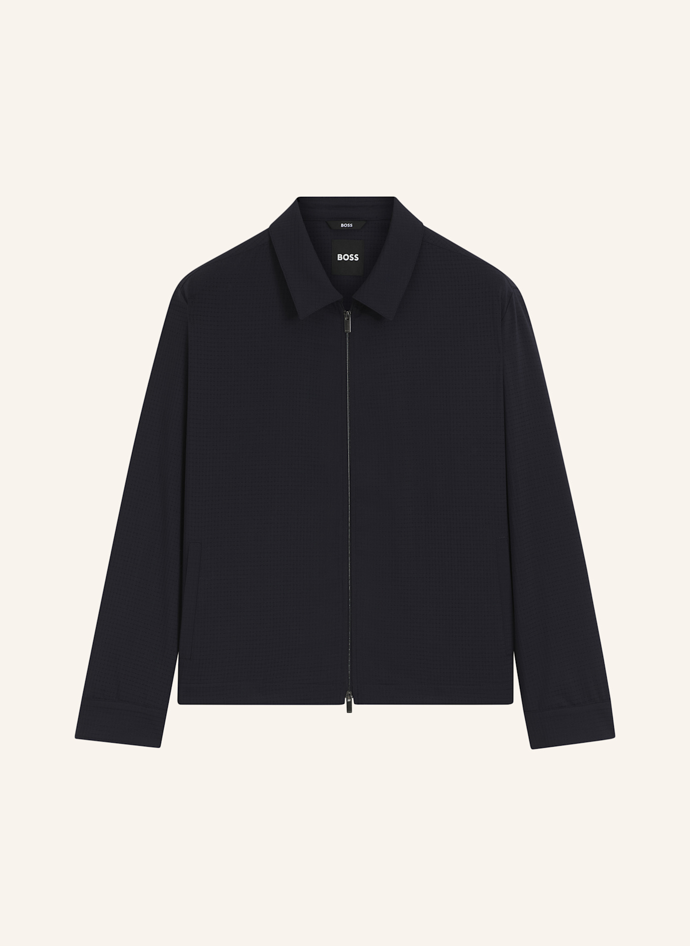 BOSS Blazer P-CARPER-WG-PK-262F Relaxed Fit: DUNKELBLAU