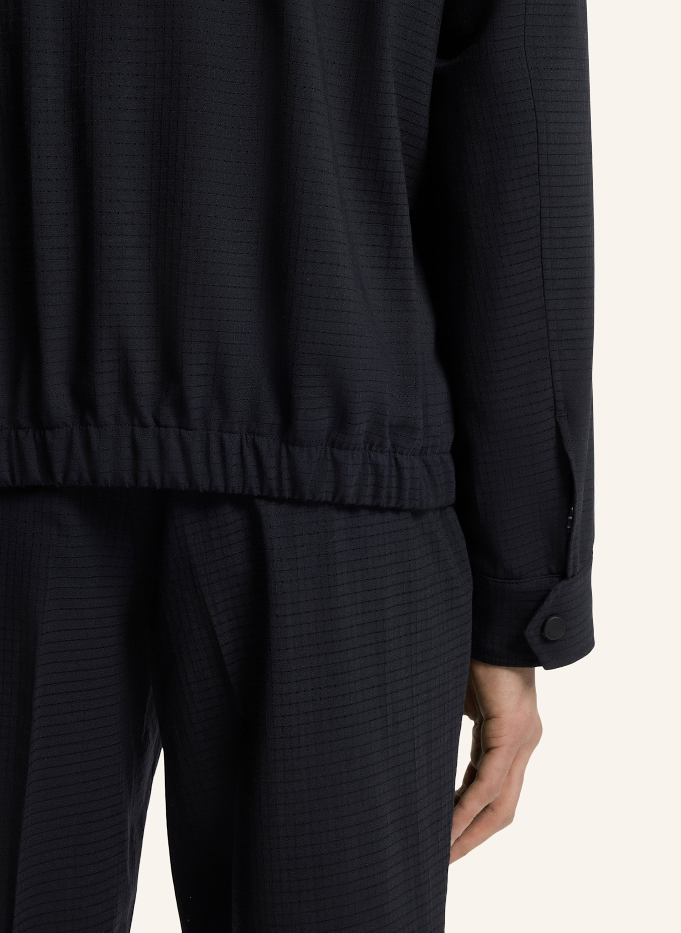 BOSS Blazer P-CARPER-WG-PK-262F Relaxed Fit: DUNKELBLAU