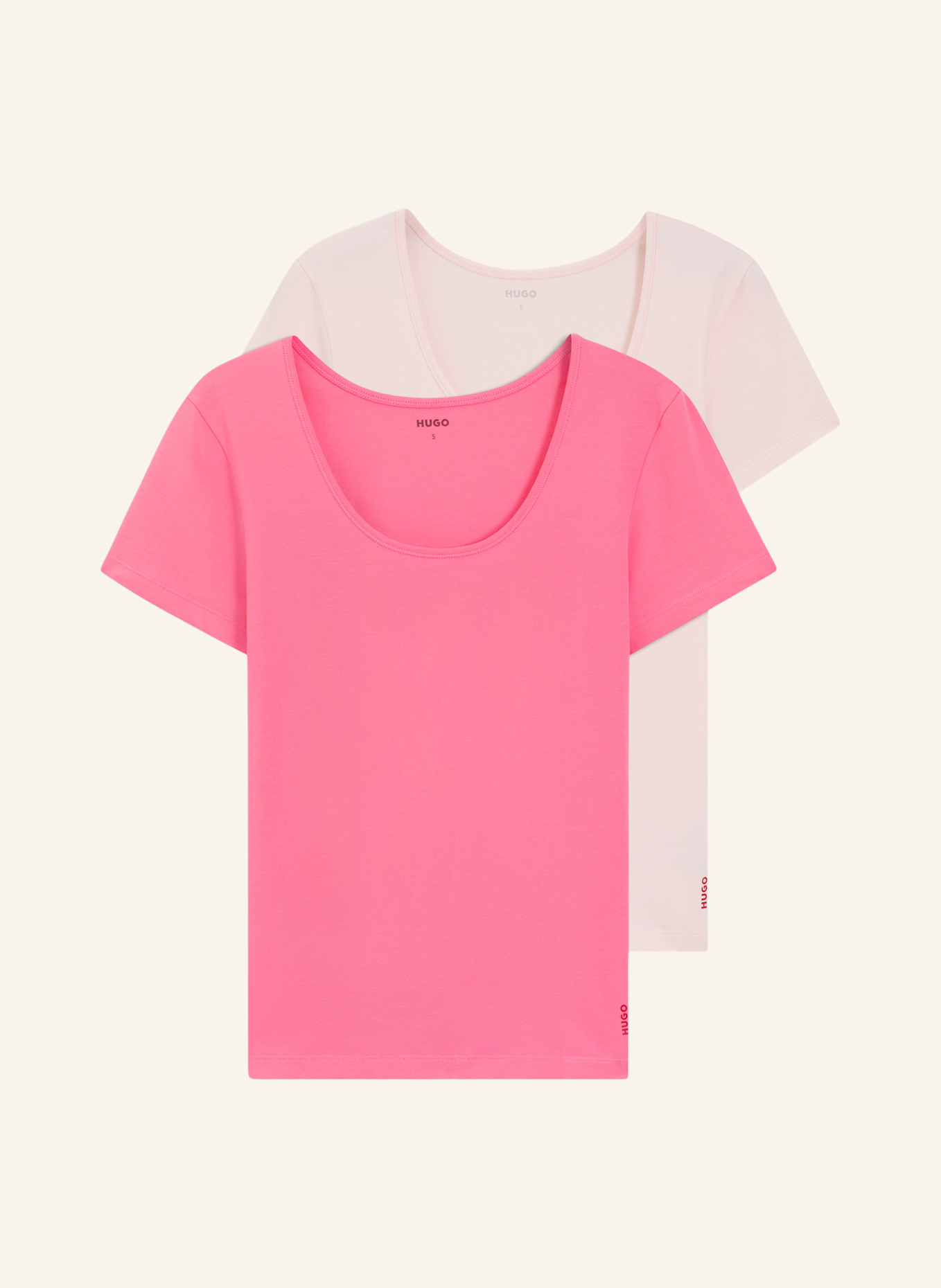 HUGO Unterwäsche Top TWIN T-SHIRT RN Regular Fit: PINK