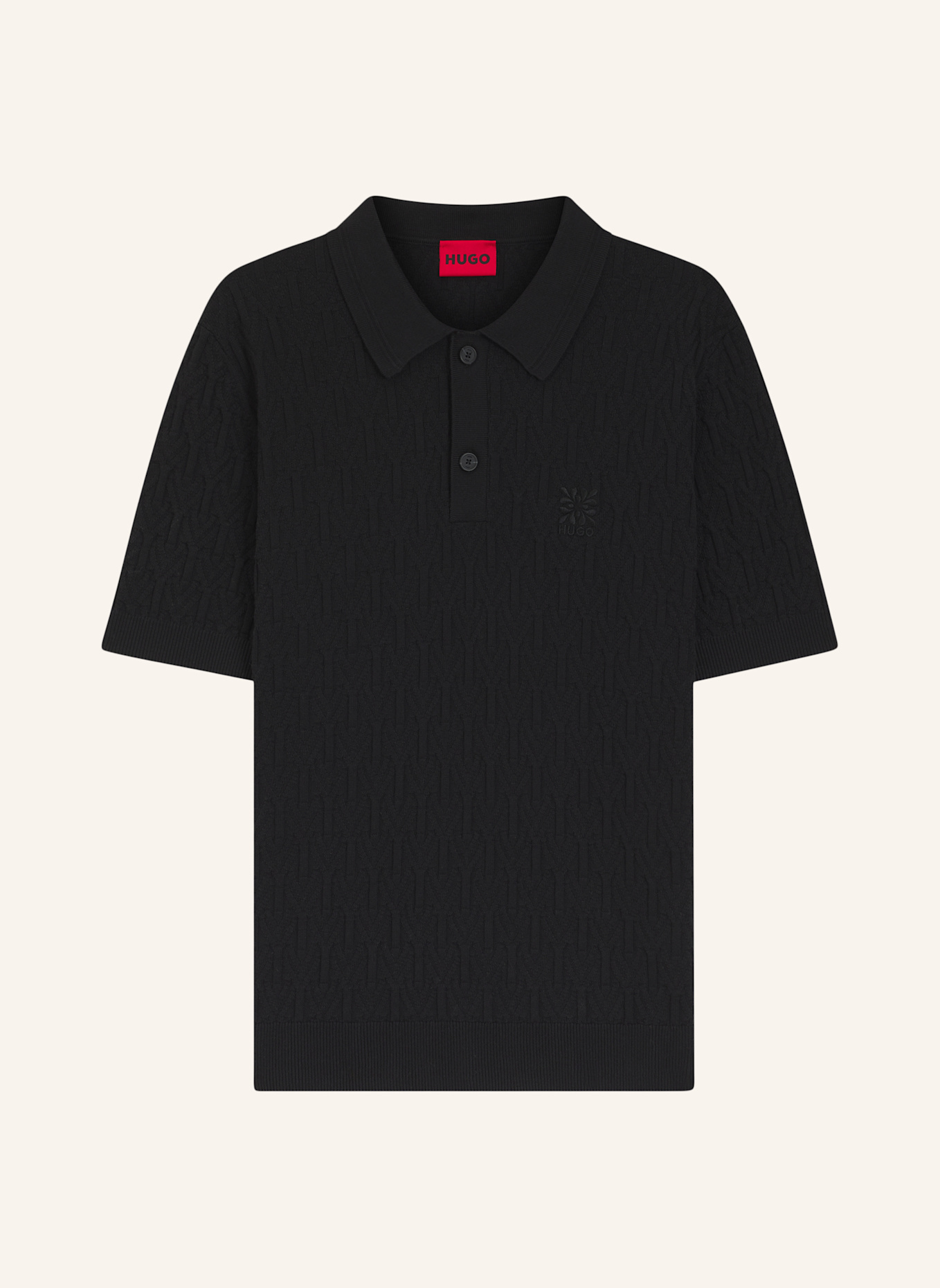 HUGO Pullover SHIRDS Relaxed Fit: SCHWARZ