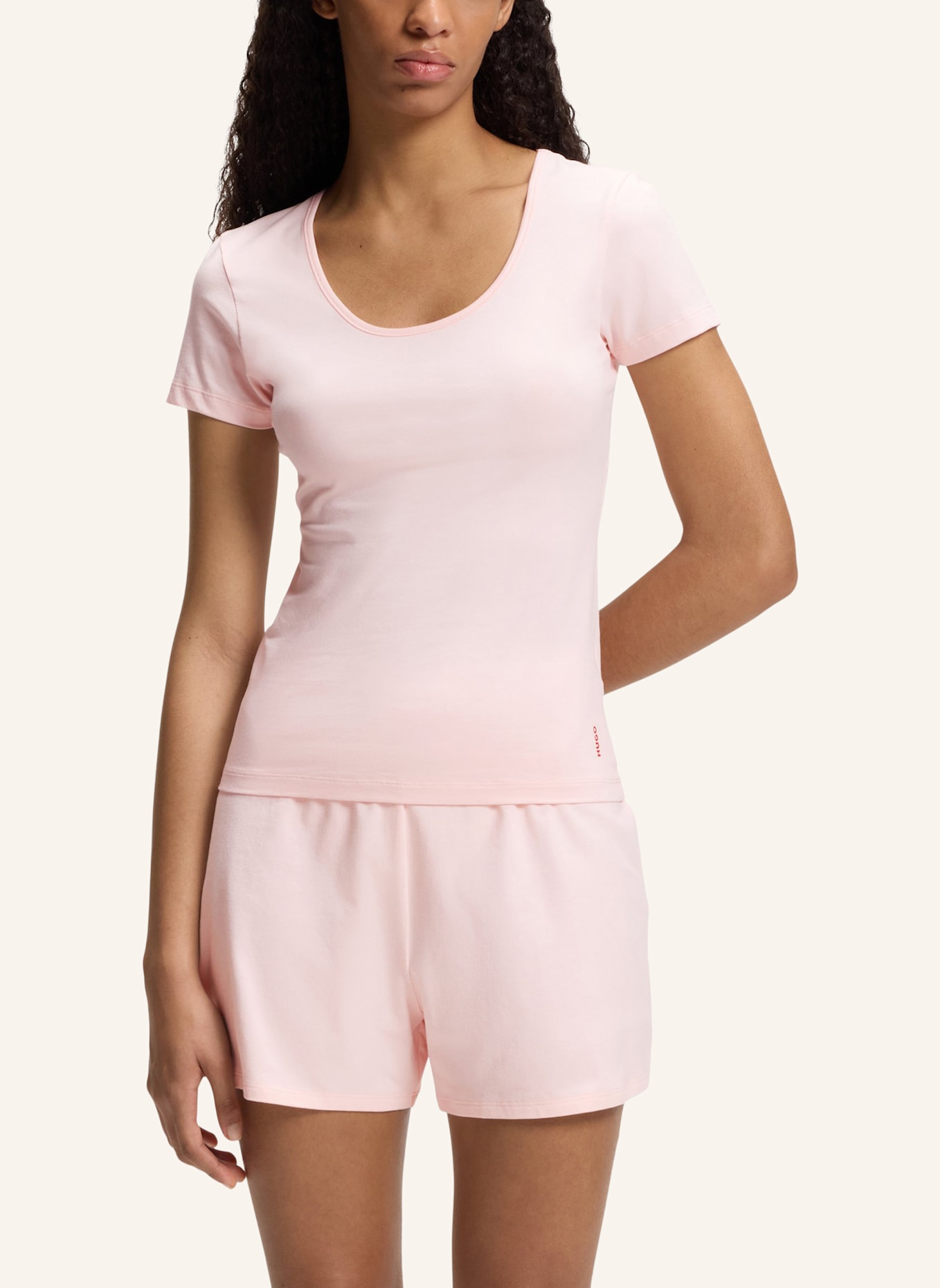 HUGO Unterwäsche Top TWIN T-SHIRT RN Regular Fit: PINK