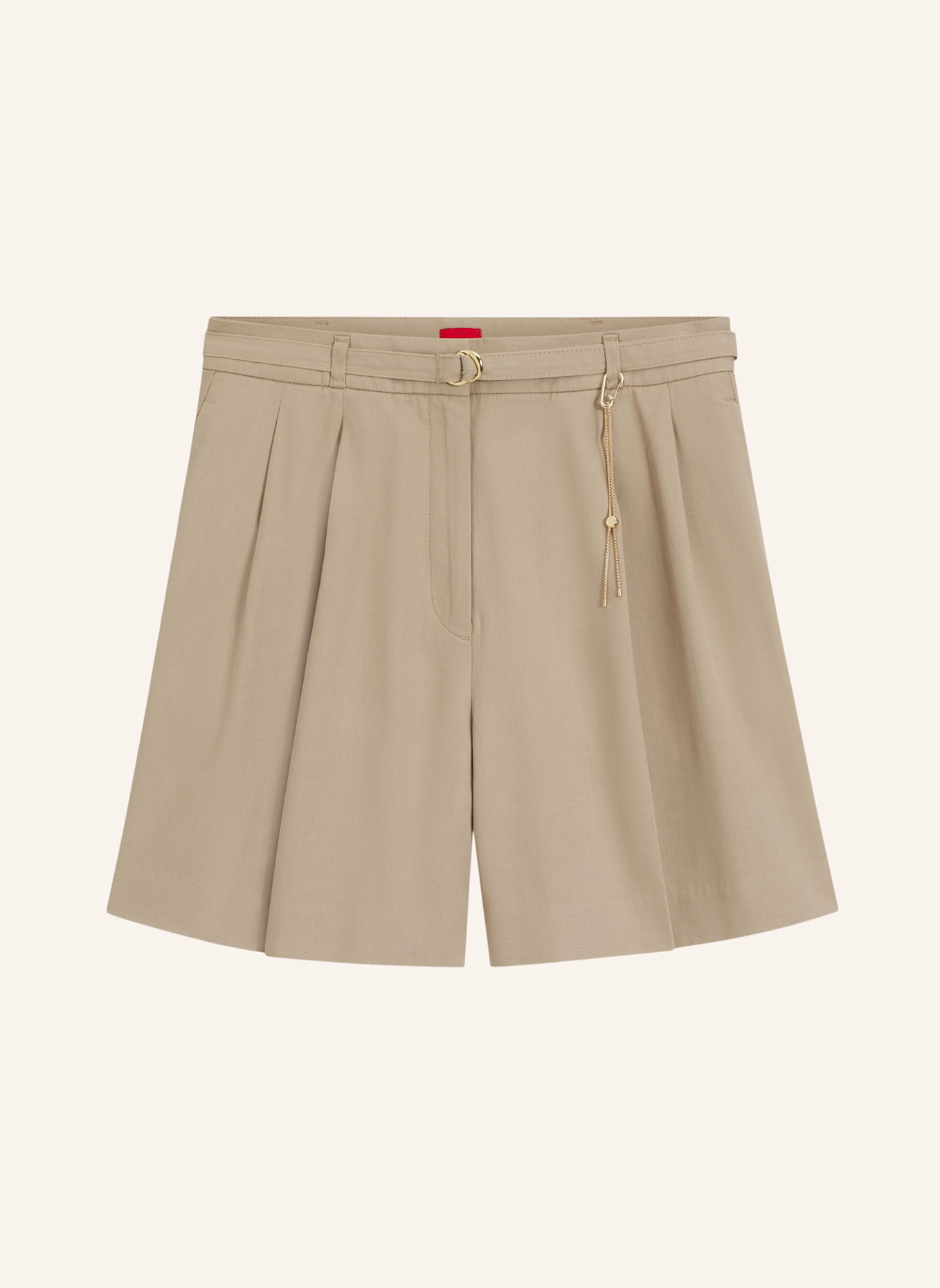 HUGO Casual Hose HENISEA-1-W Straight Fit: HELLBRAUN