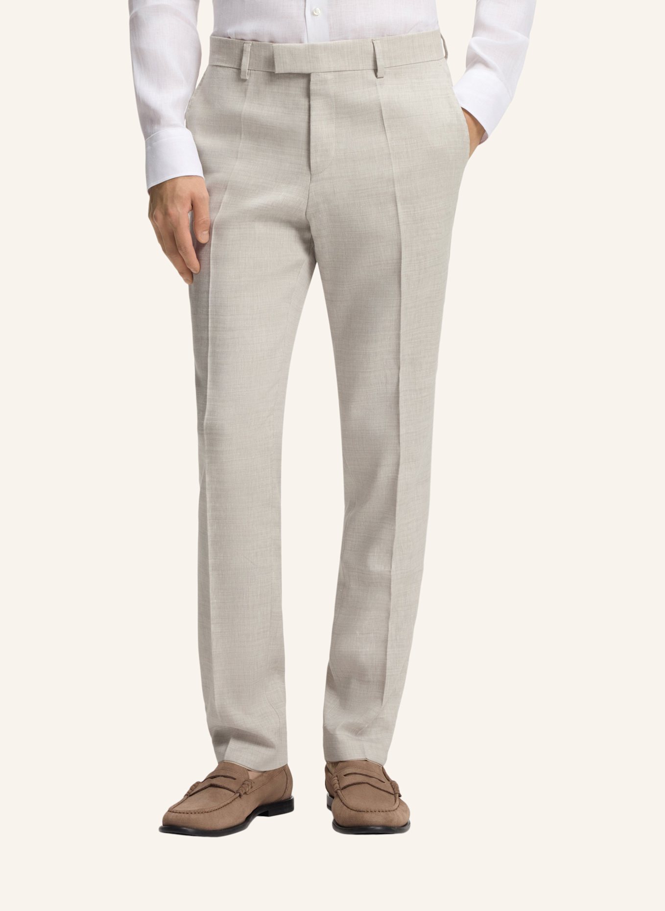 BOSS Business Anzug H-HUGE-2PCS-DB-254 Slim Fit: GRAU