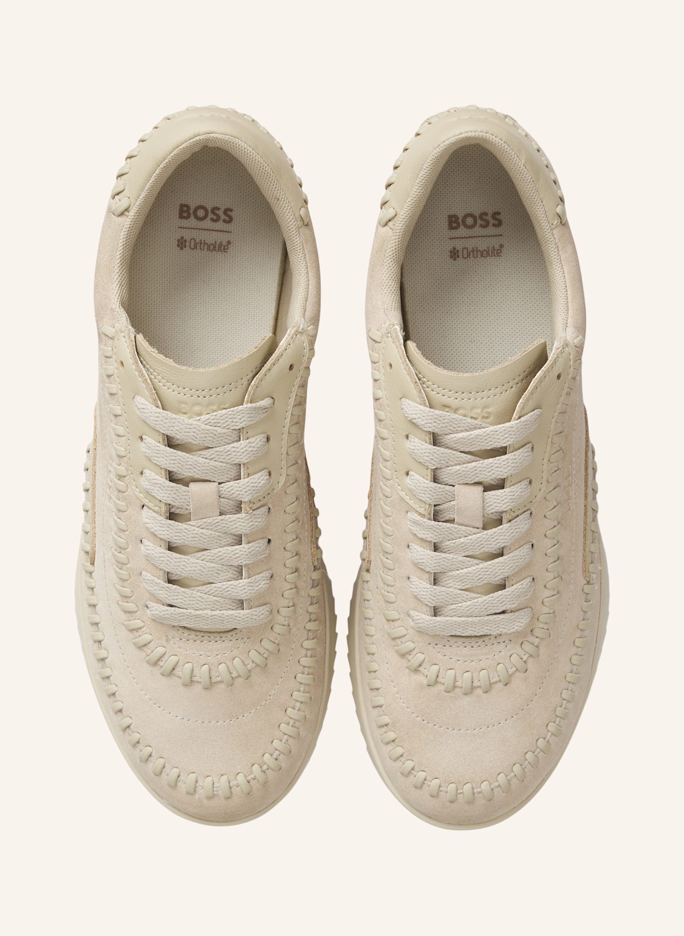 BOSS Turnschuh CARLYNN_LOWP_WPSDLT: BEIGE