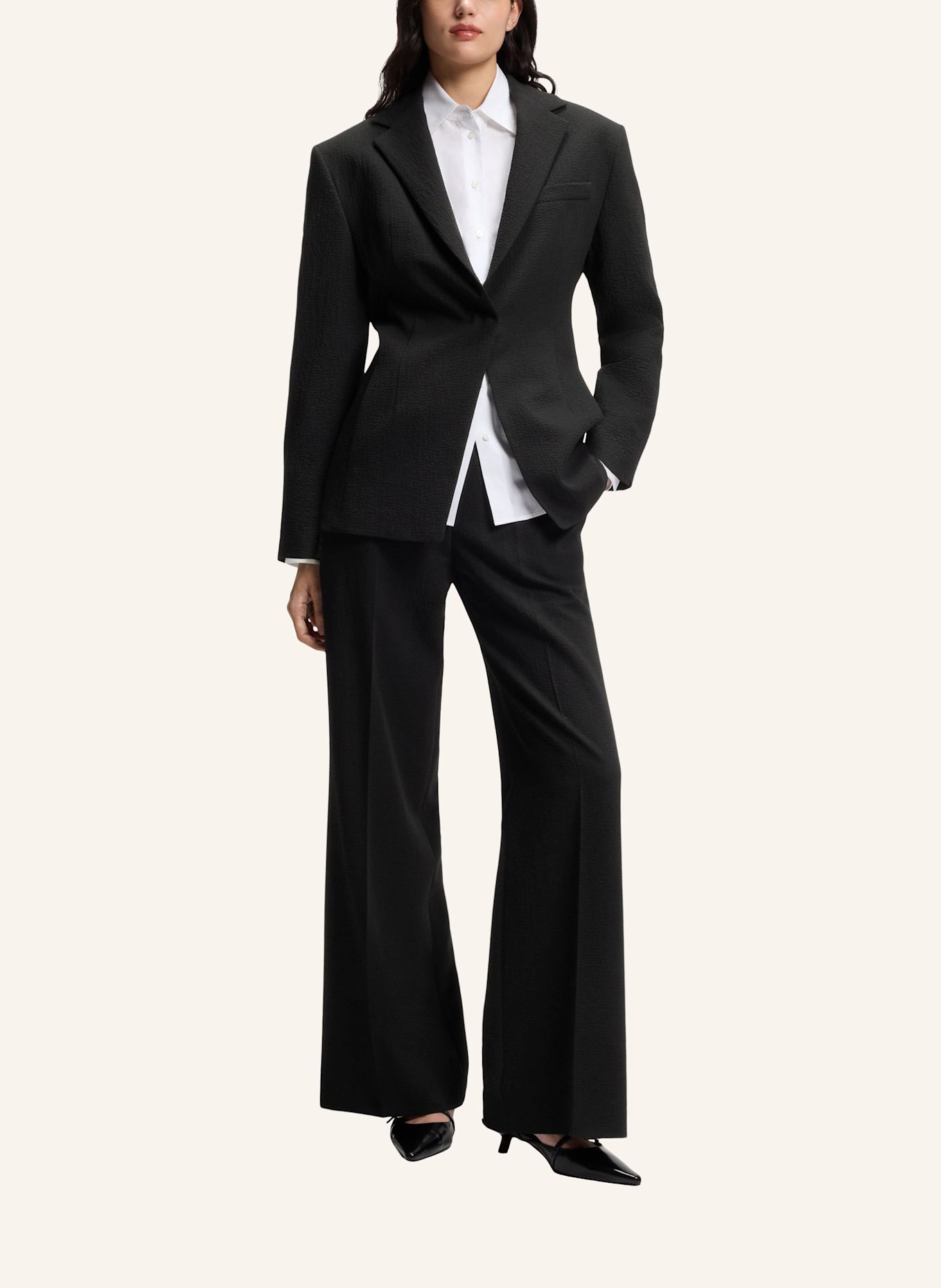 HUGO Blazer ANTERA Relaxed Fit: SCHWARZ