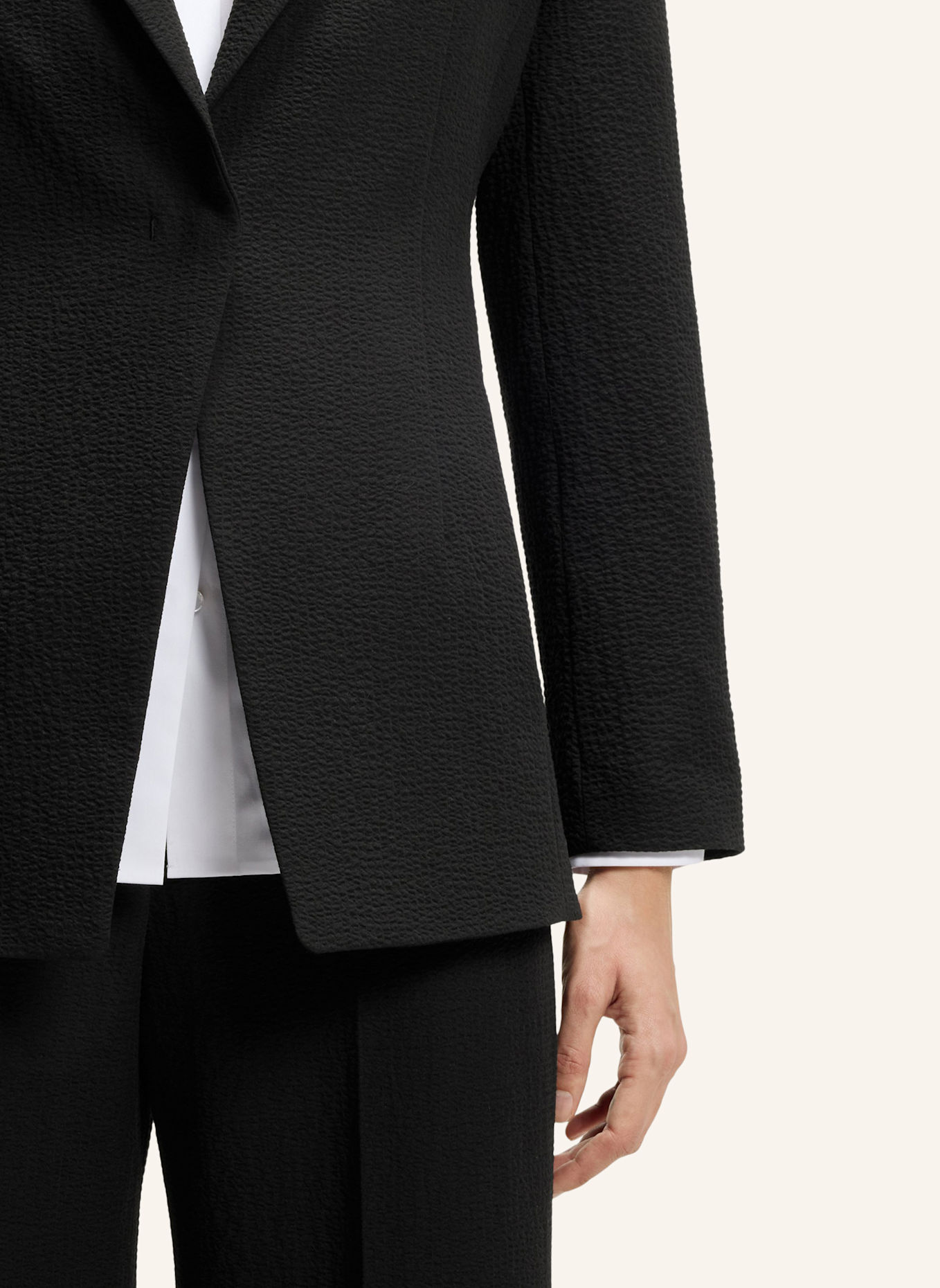 HUGO Blazer ANTERA Relaxed Fit: SCHWARZ