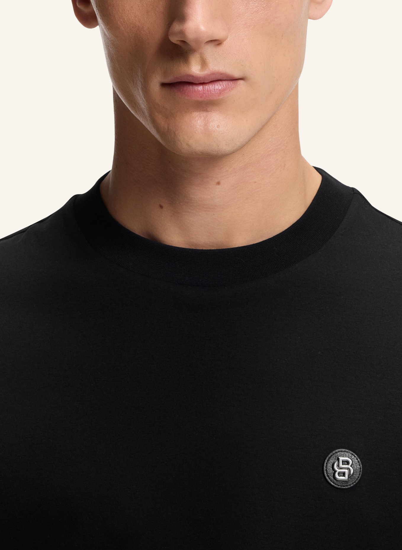 BOSS T-Shirt TOWNLEY 01_TI Regular Fit: SCHWARZ