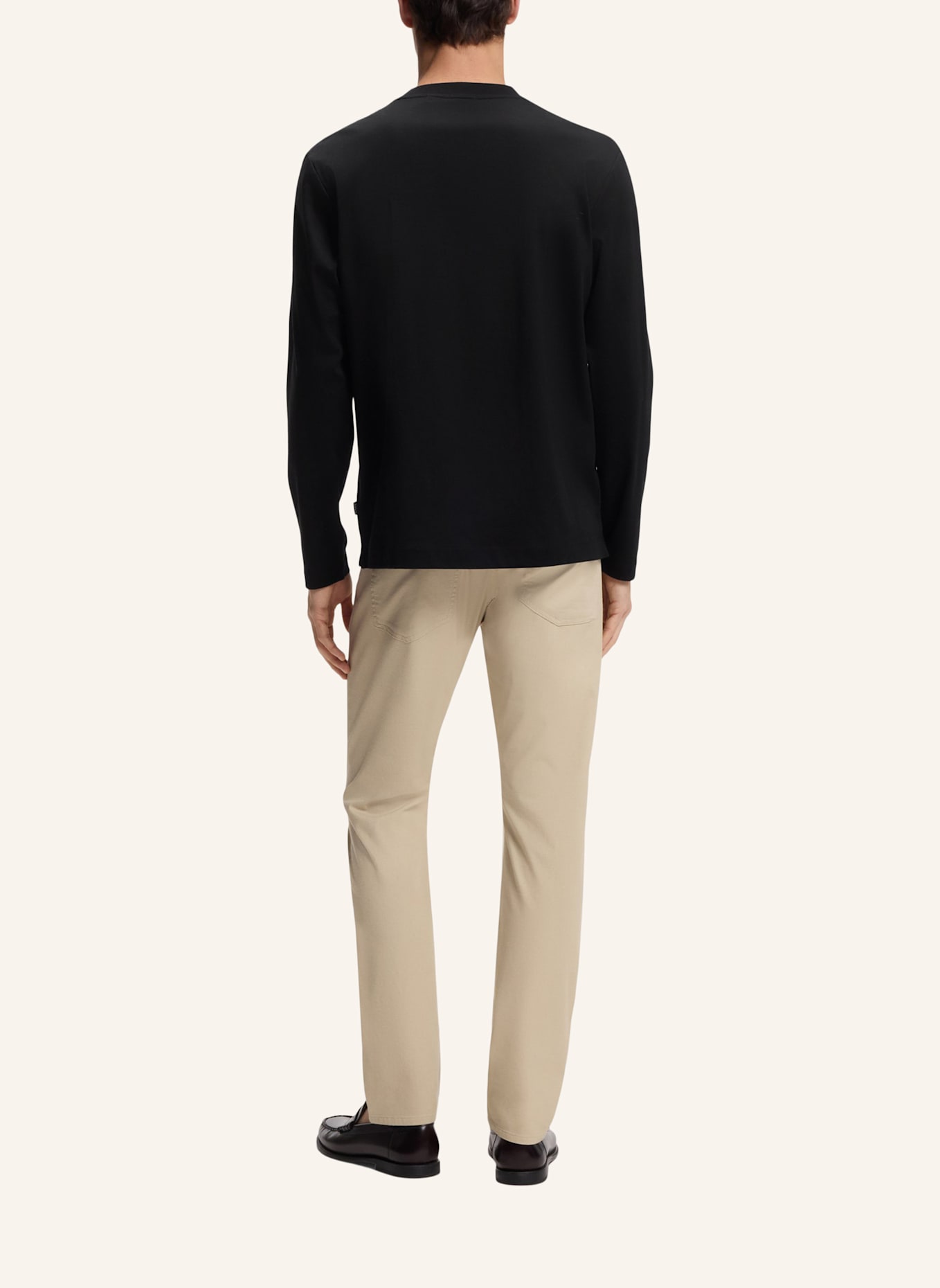 BOSS T-Shirt TOWNLEY 01_TI Regular Fit: SCHWARZ