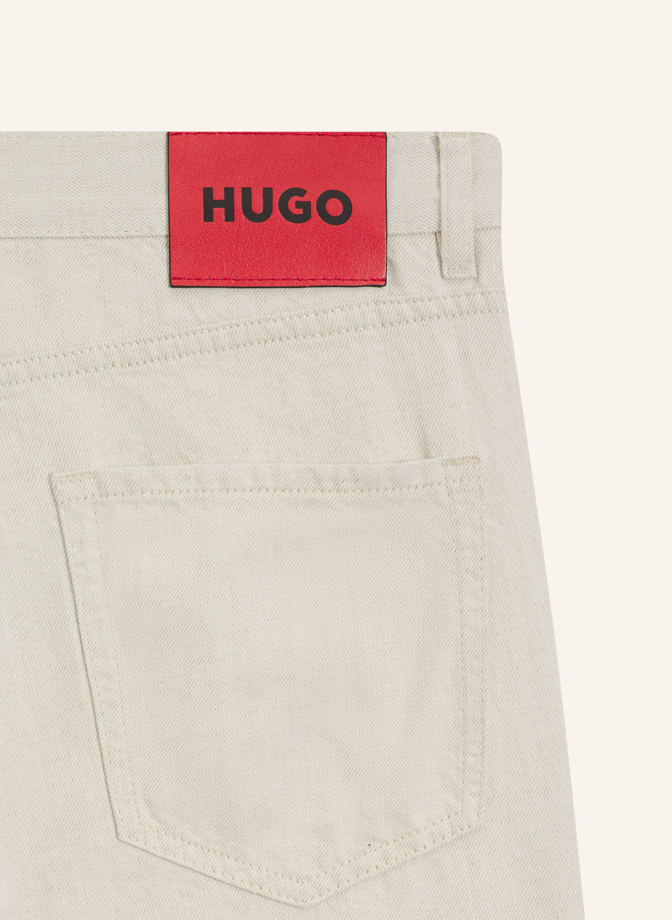 HUGO Jeans HUGO 838 Tapered Fit: WEISS