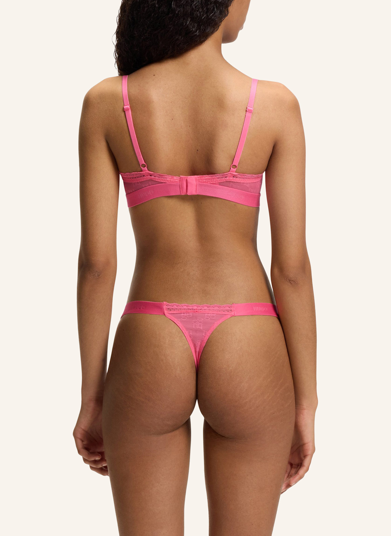 HUGO Bh SARTORIAL TRIANGLE: PINK