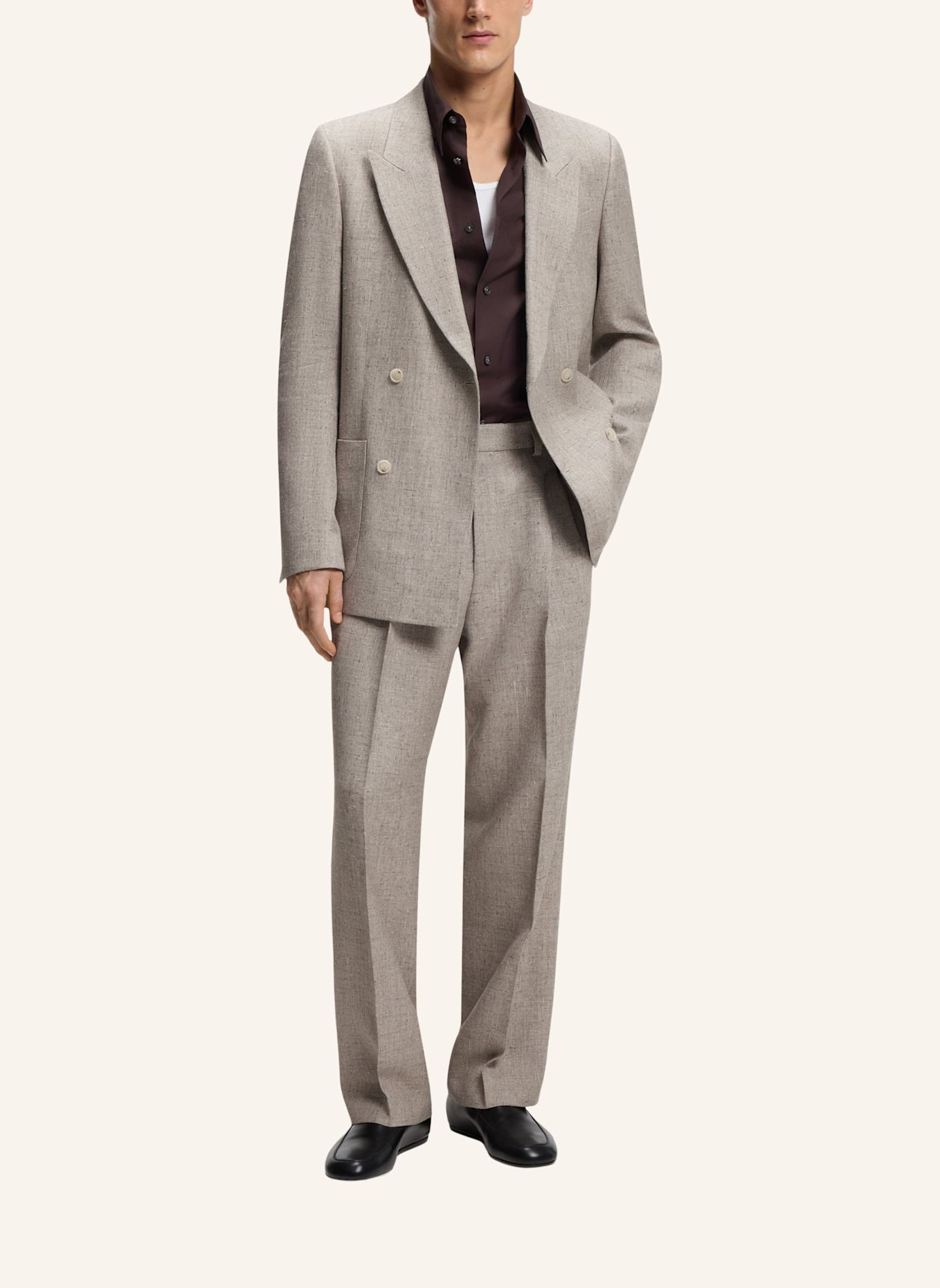 BOSS Blazer C-CALLUM-DB-262 Relaxed Fit: BEIGE