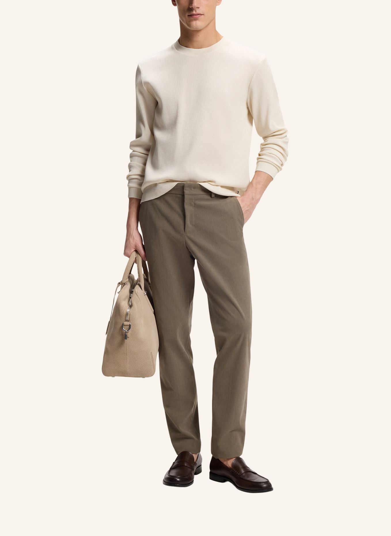 BOSS T-Shirt TALLEY 01_TI Regular Fit: WEISS