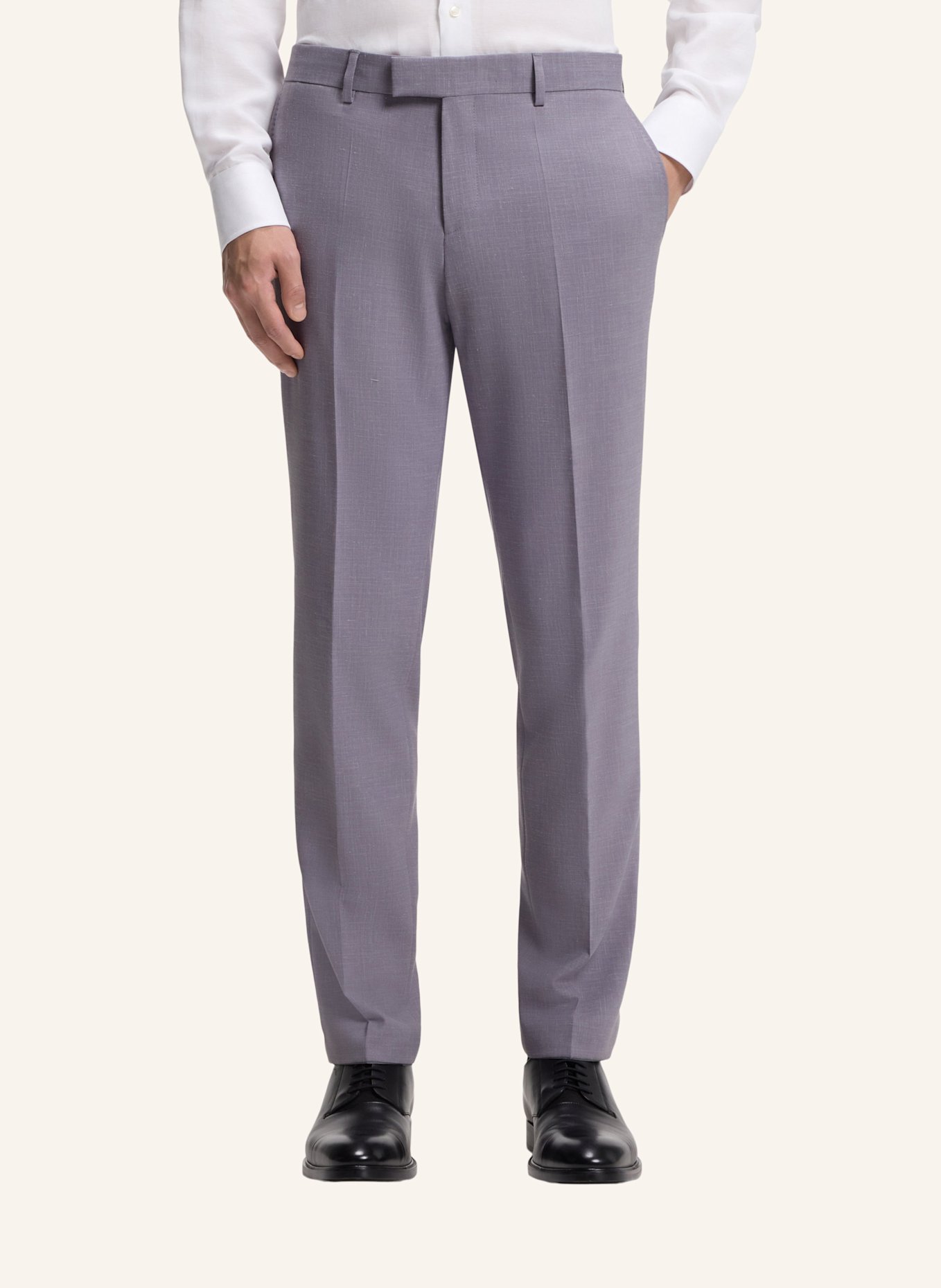 BOSS Business Anzug H-HUGE-2PCS-253 Slim Fit: LILA