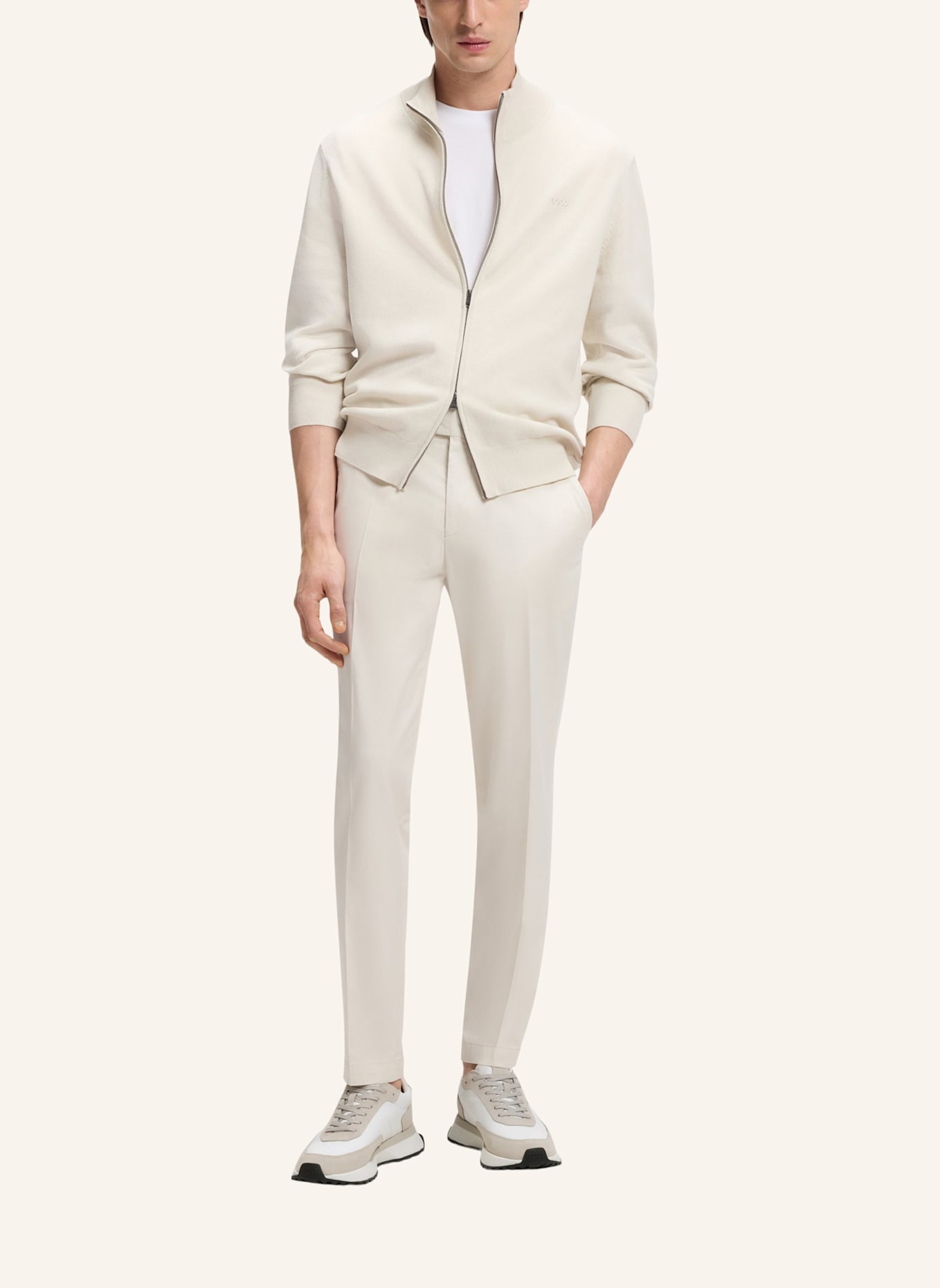 BOSS Sneaker JONAH_RUNN_LTWASD: WEISS