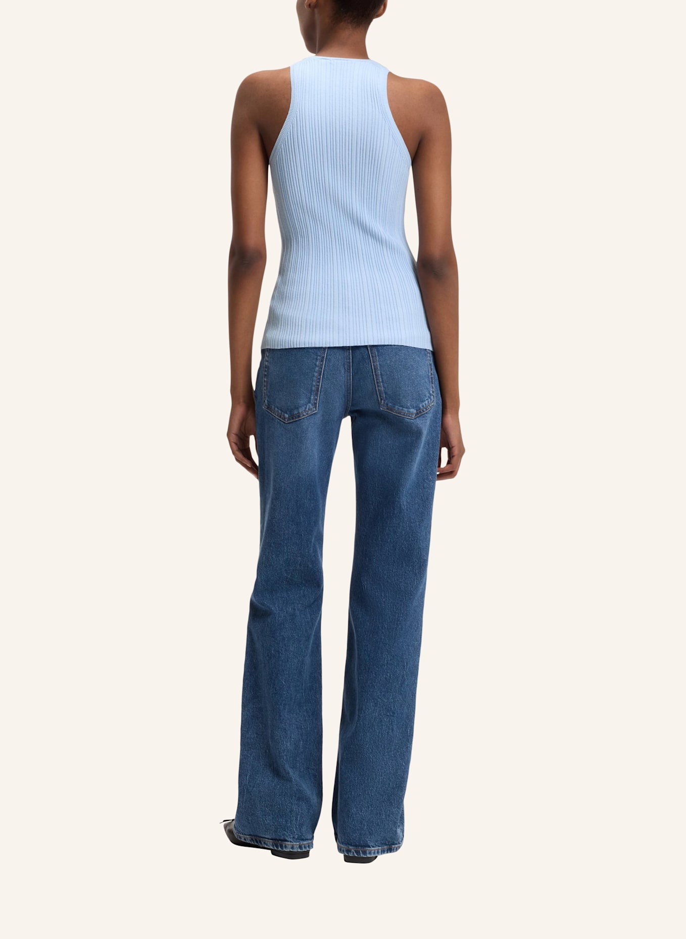 HUGO Casual Top SAREPLA Slim Fit: BLAU