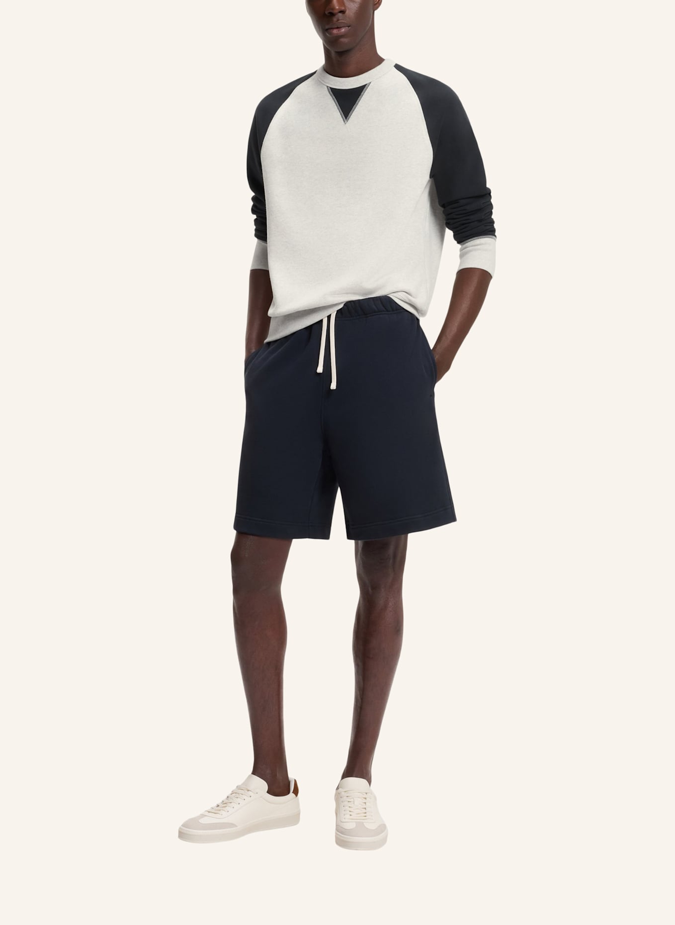 BOSS Sweatshirt SHARPE 80_DB Regular Fit: DUNKELBLAU