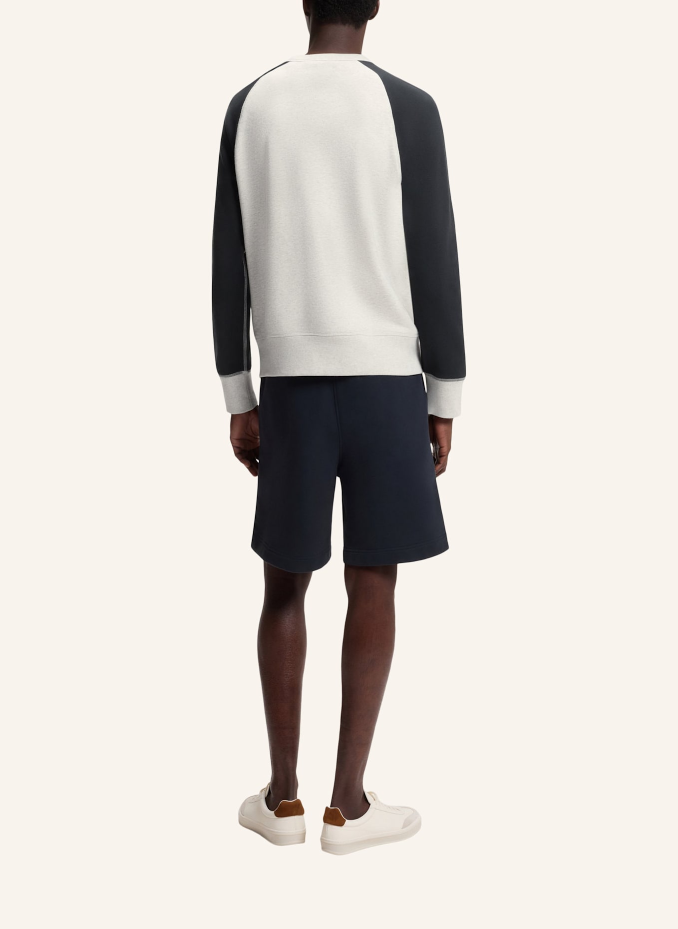 BOSS Sweatshirt SHARPE 80_DB Regular Fit: DUNKELBLAU