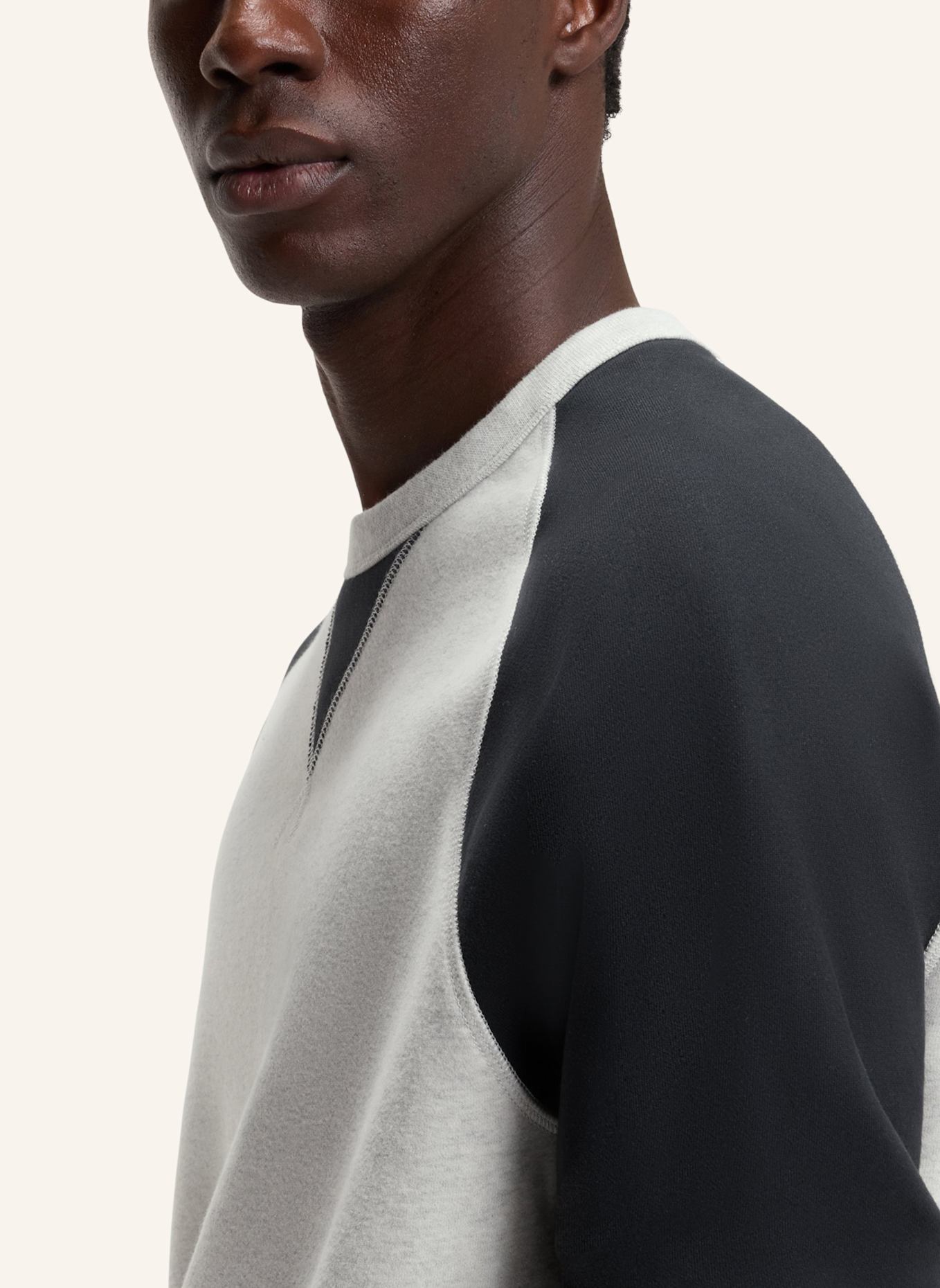 BOSS Sweatshirt SHARPE 80_DB Regular Fit: DUNKELBLAU