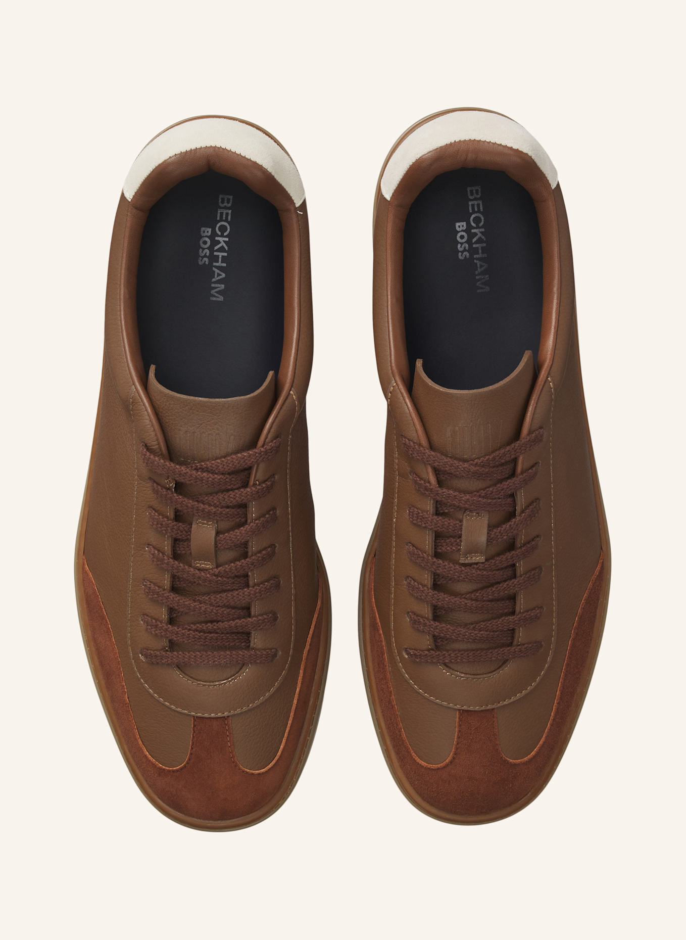 BOSS Sneaker ZAREK_TENN_SDDR_DB: BRAUN