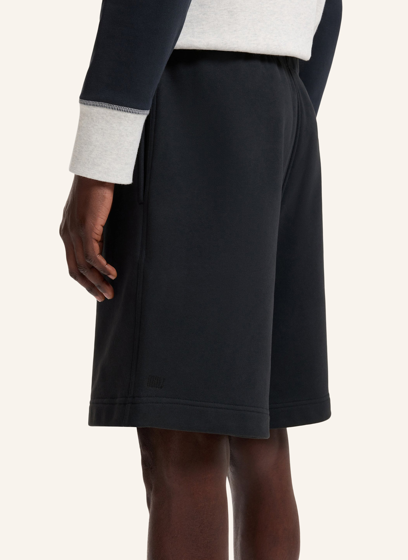 BOSS Casual Hose LASDUN 7_DB Oversize Fit: DUNKELBLAU