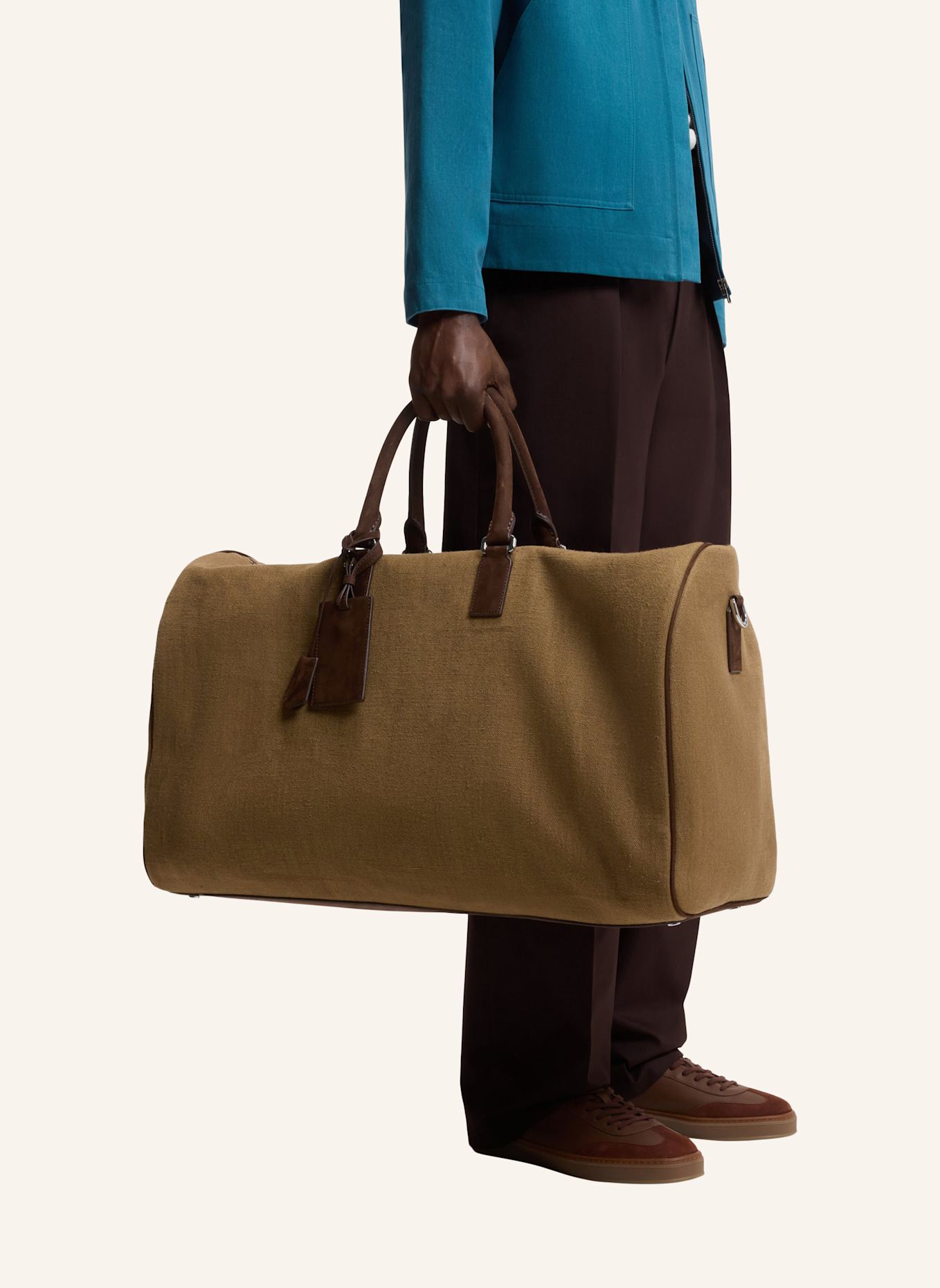 BOSS Reisetasche AXTON HOLDALL_C_DB: HELLBRAUN