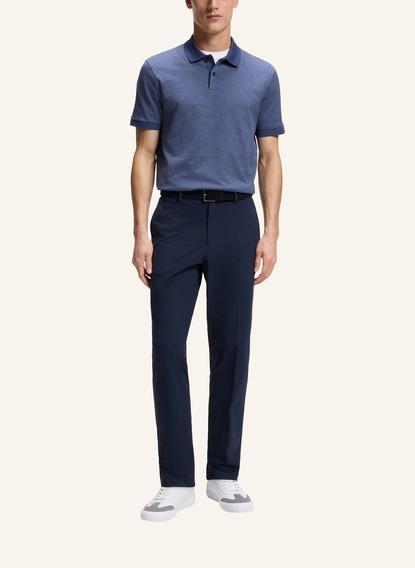 BOSS Sneaker AIDEN_TENN_SDGPUPN: GRAU