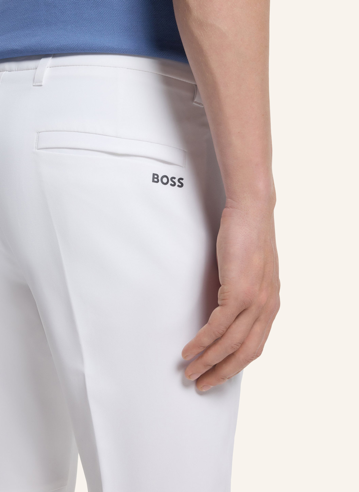 BOSS Chino COMMUTER Slim Fit: WEISS