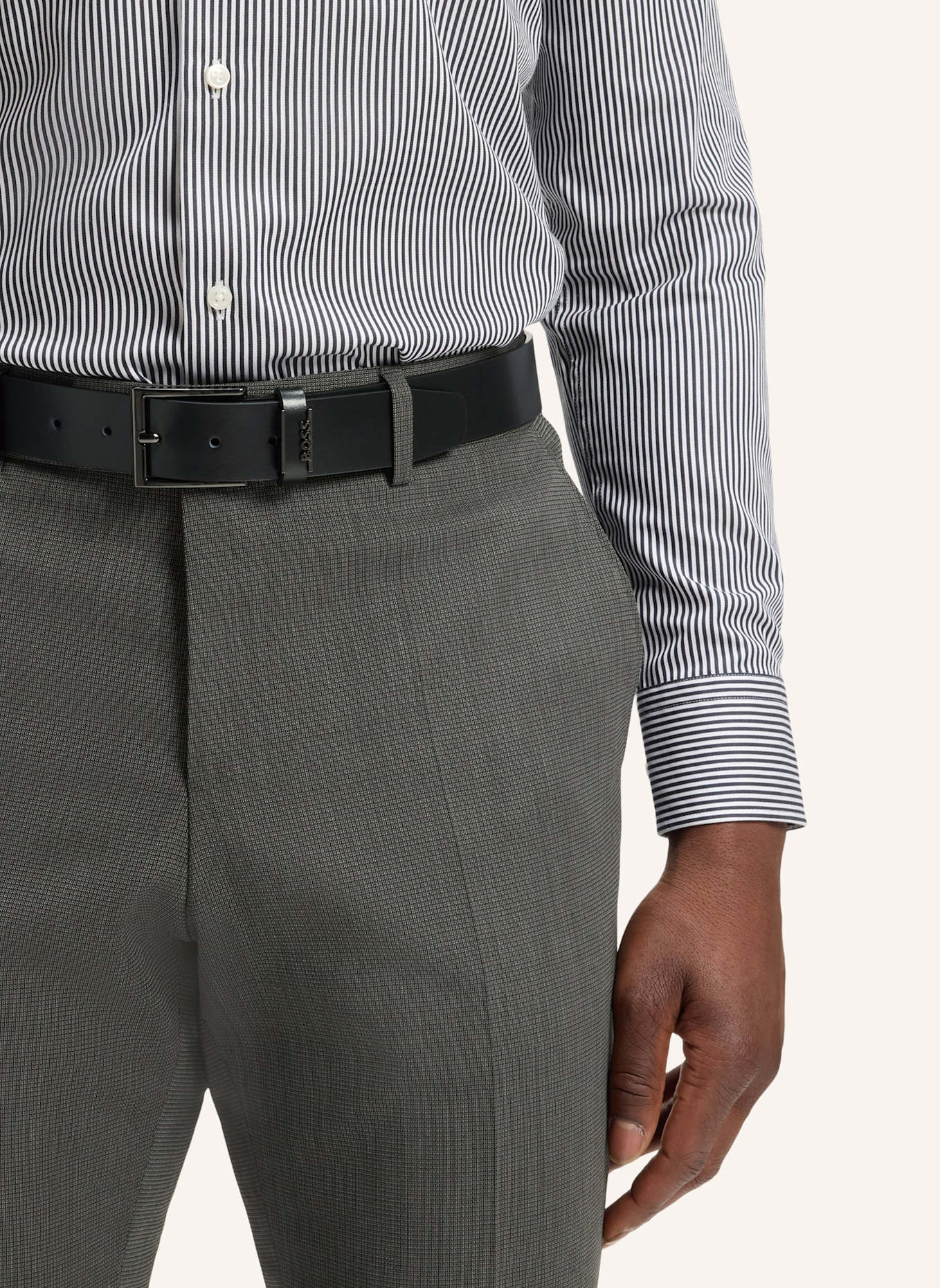 BOSS Business Gürtel COLE-ANT_SZ35: SCHWARZ