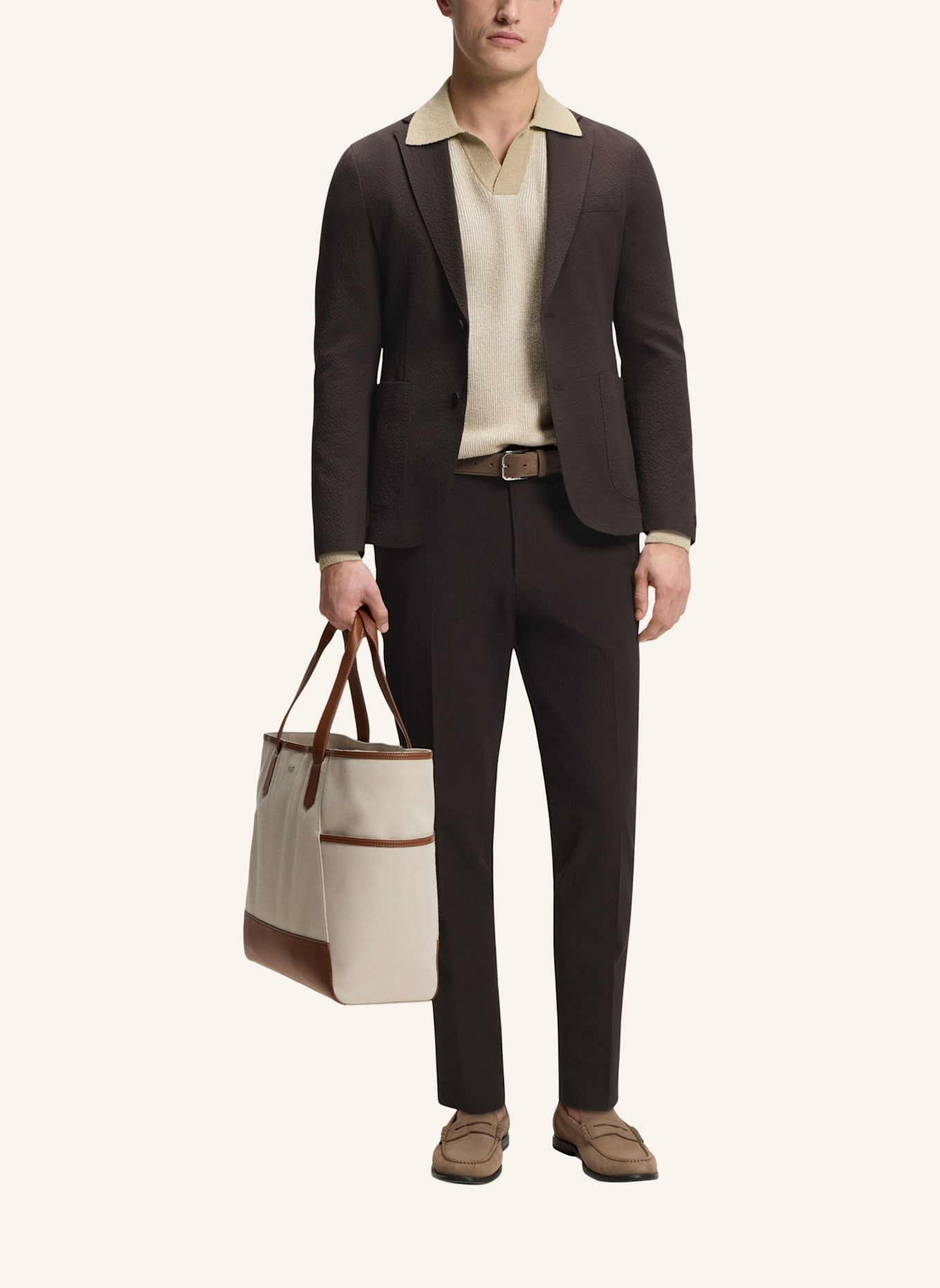 BOSS Blazer C-HANRY-262_SO: DUNKELBRAUN