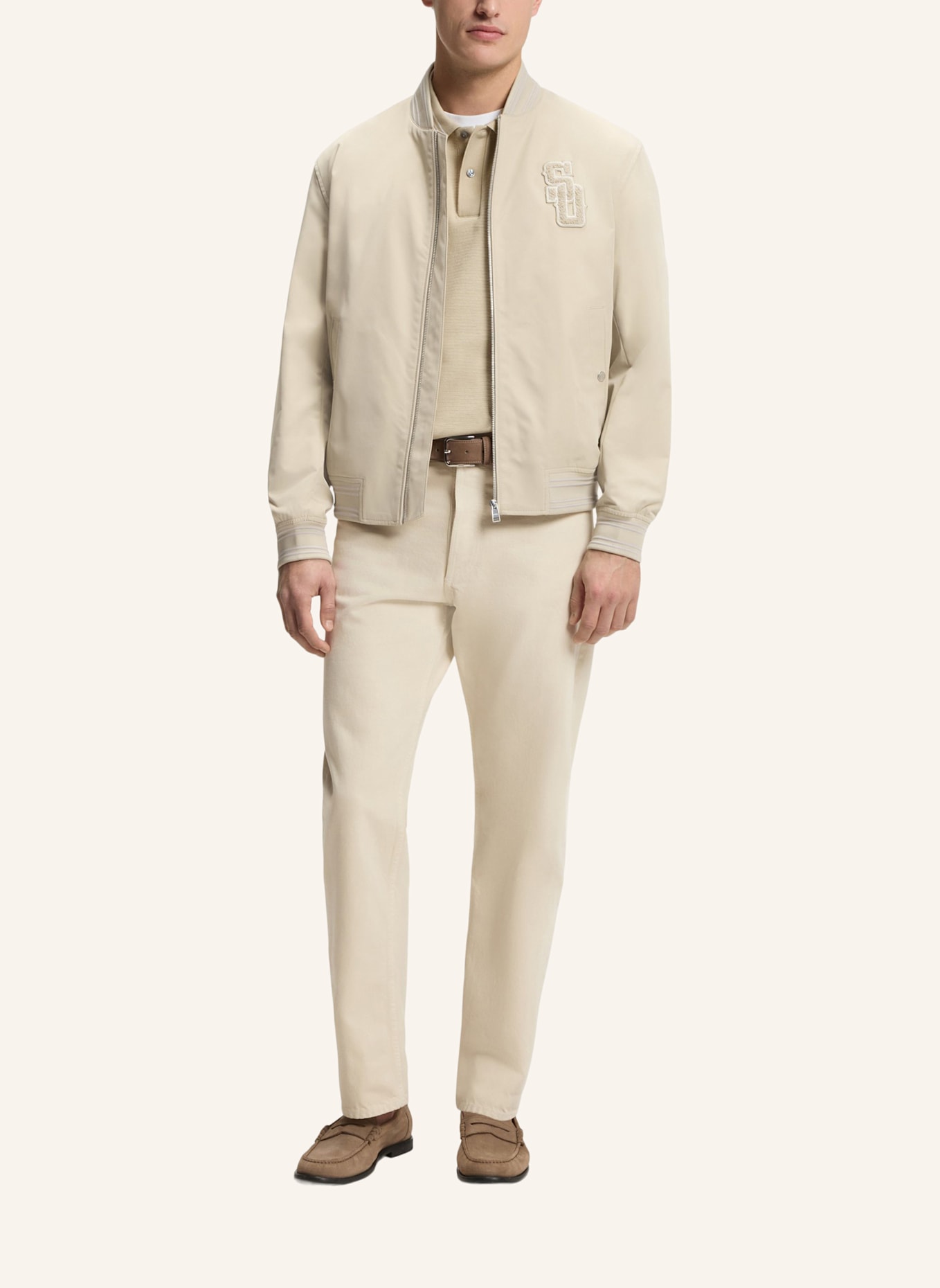 BOSS Casual Jacke H-COMBER_SO: BEIGE