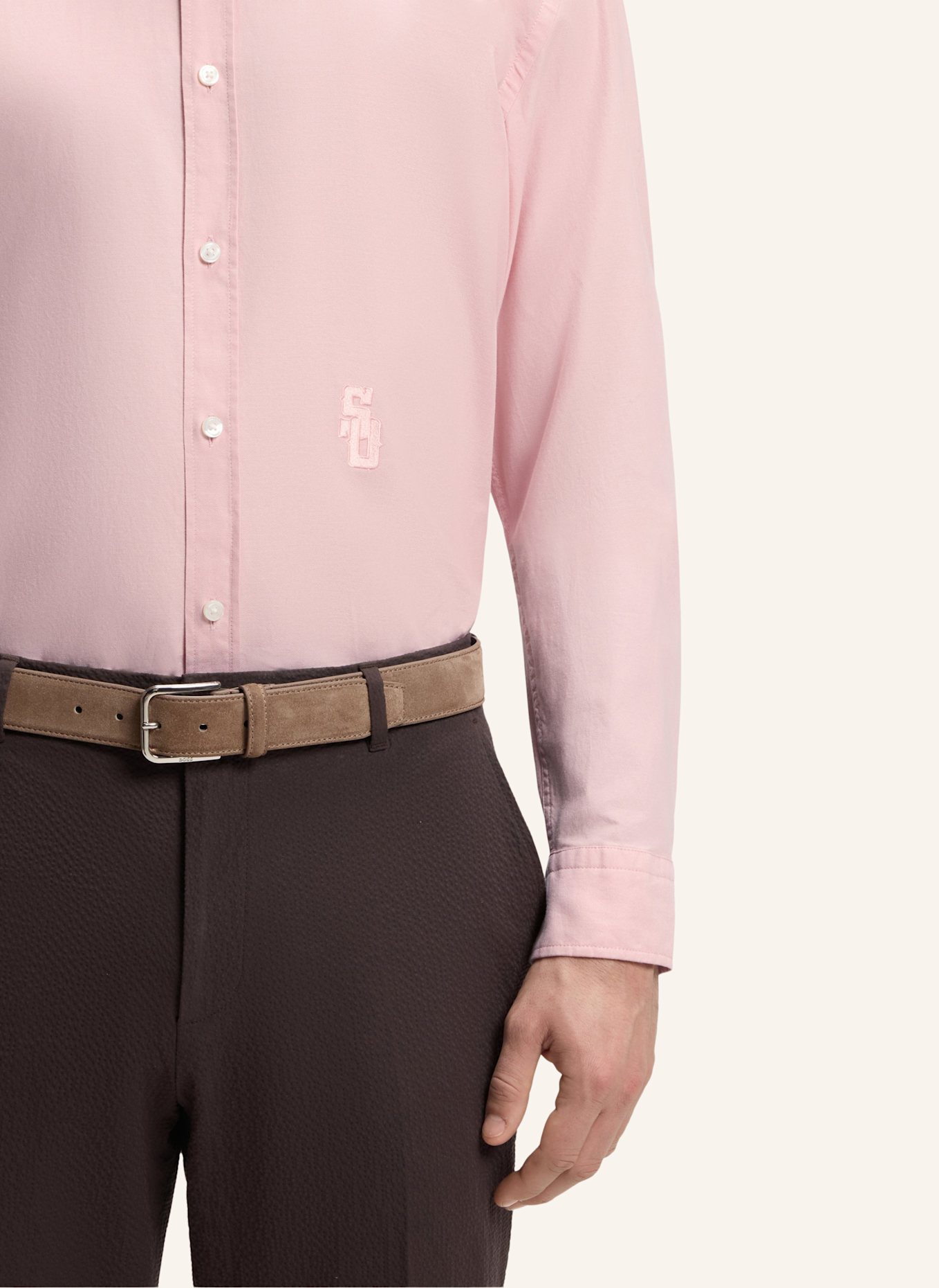 BOSS Casual Hemd H-LIAM-BD-E_SO Regular Fit: HELLROSA