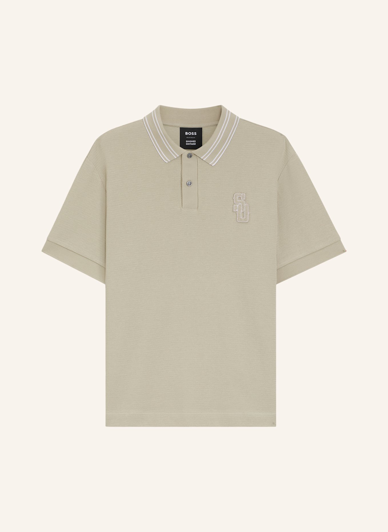 BOSS Poloshirt C-PIANO 50_SO Relaxed Fit: BEIGE