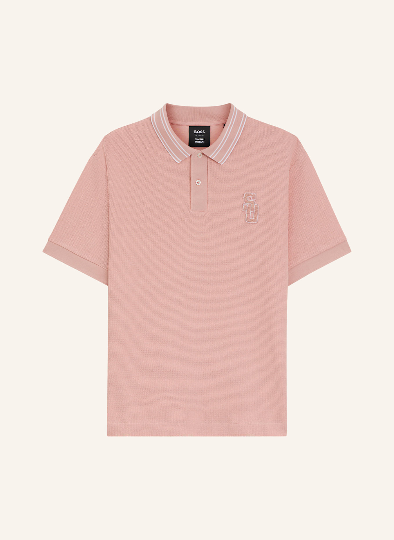 BOSS Poloshirt C-PIANO 50_SO Relaxed Fit: HELLROSA