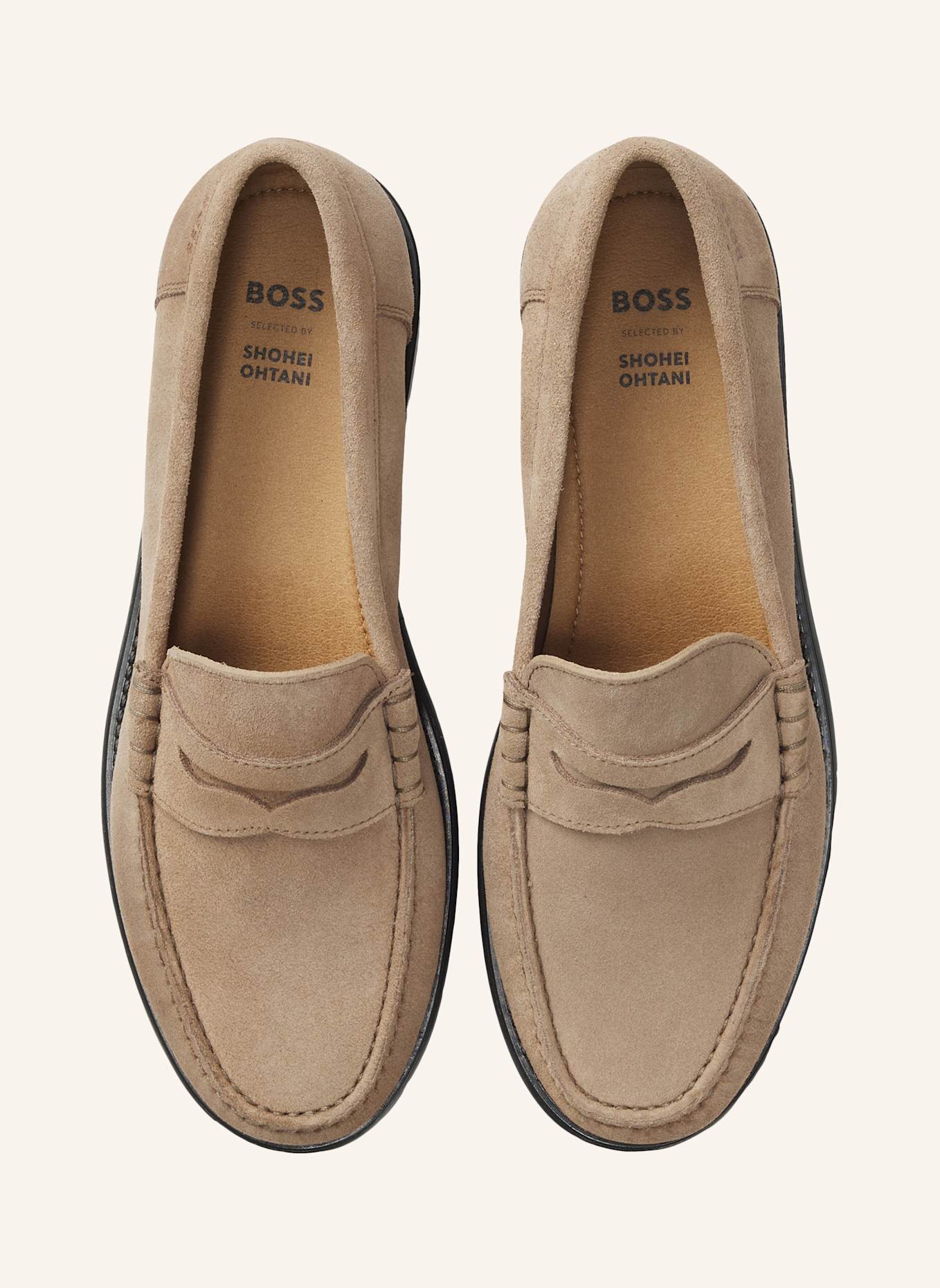 BOSS Casual Slipper TEVAN_MOCC_SO: BEIGE