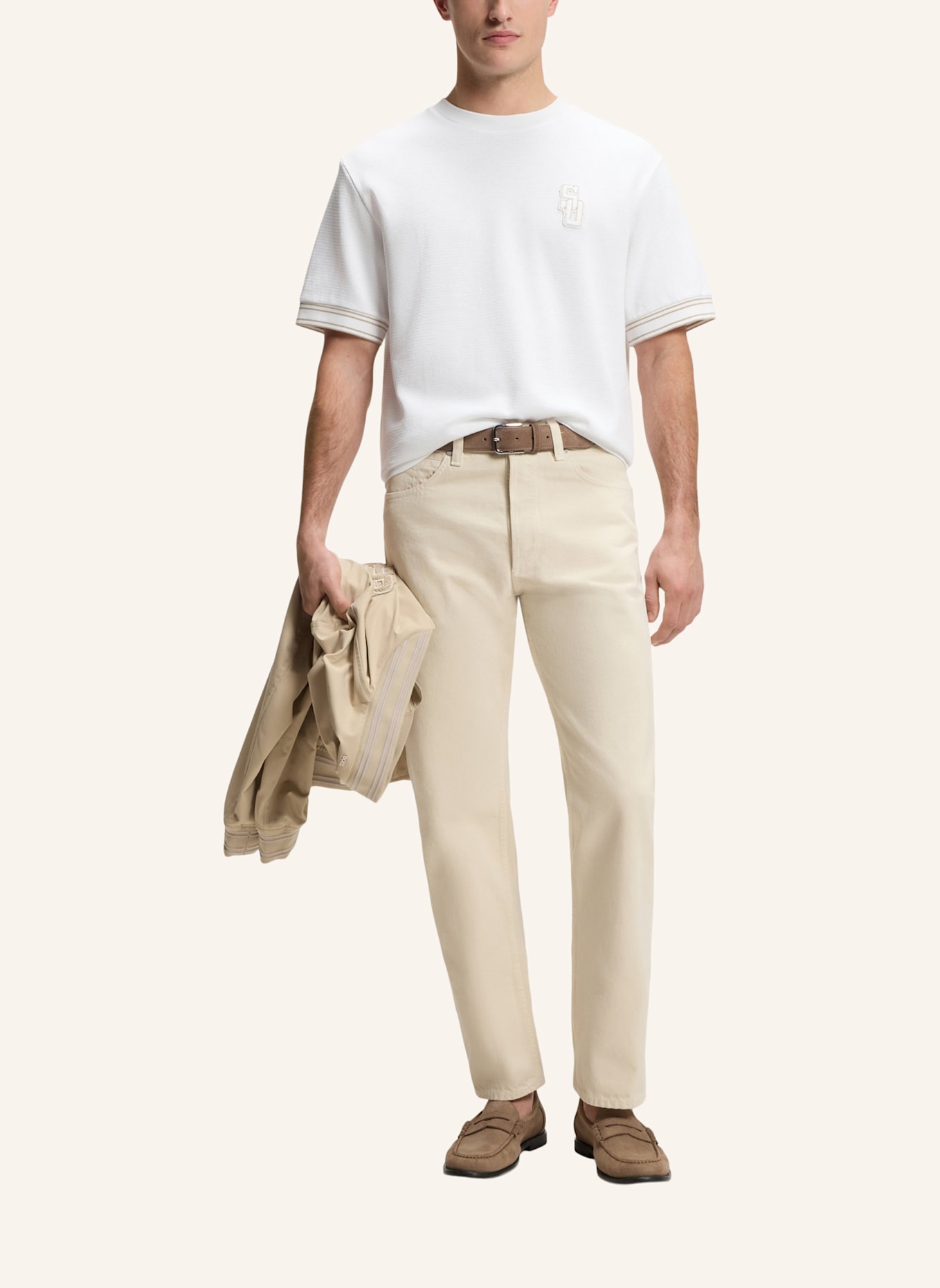 BOSS T-Shirt C-TIGERMAN 50_SO Regular Fit: WEISS