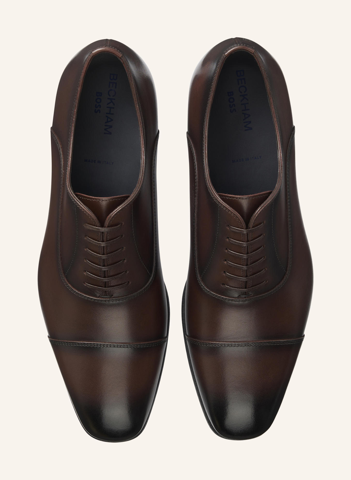 BOSS Business-Schnürschuh QUILLON_OXFR_BU_DB: DUNKELBRAUN