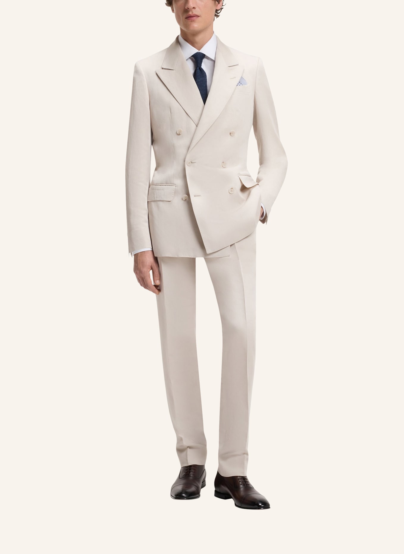 BOSS Business-Schnürschuh QUILLON_OXFR_BU_DB: DUNKELBRAUN