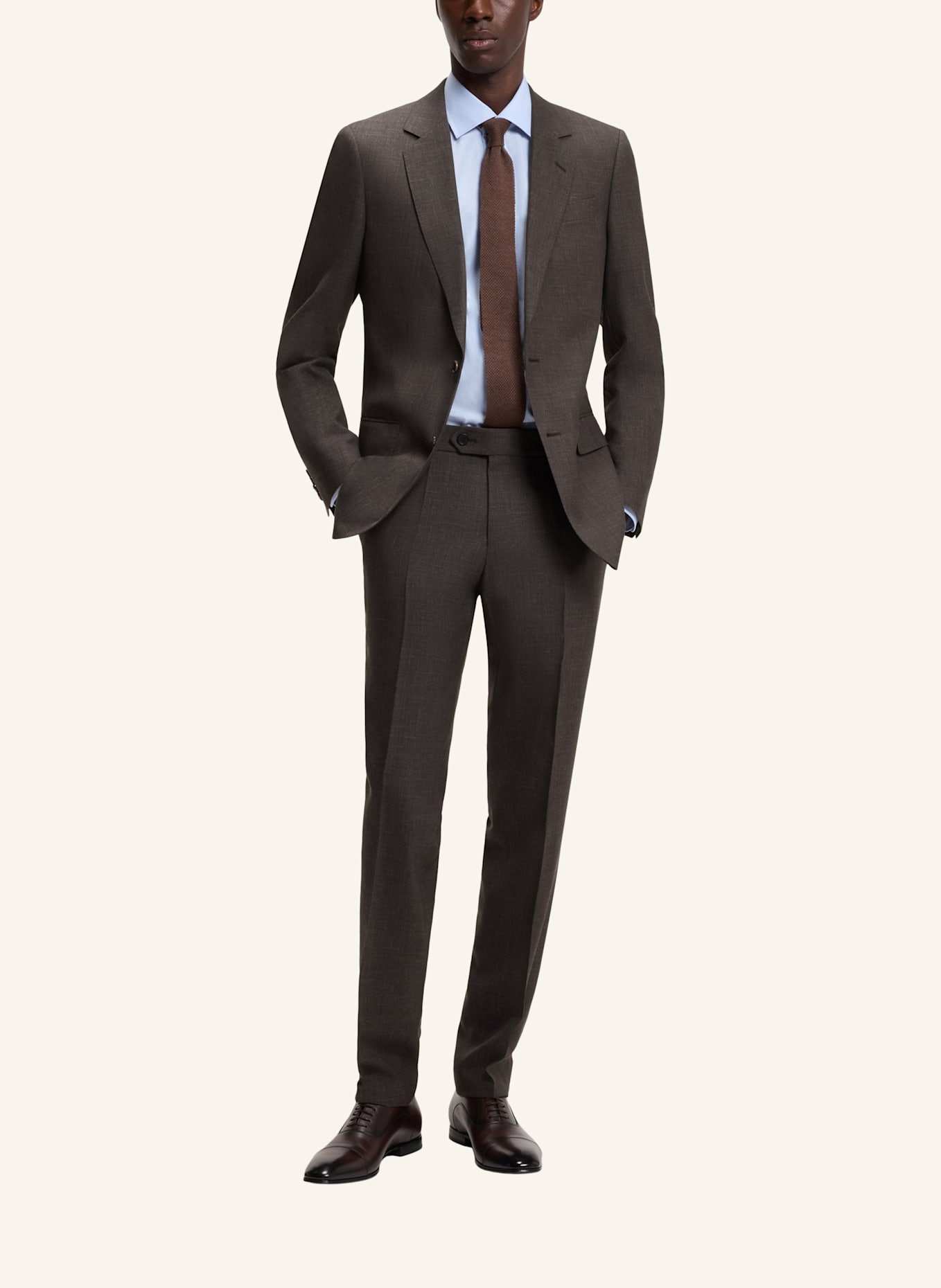 BOSS Anzugsakko Slim Fit: DUNKELBRAUN