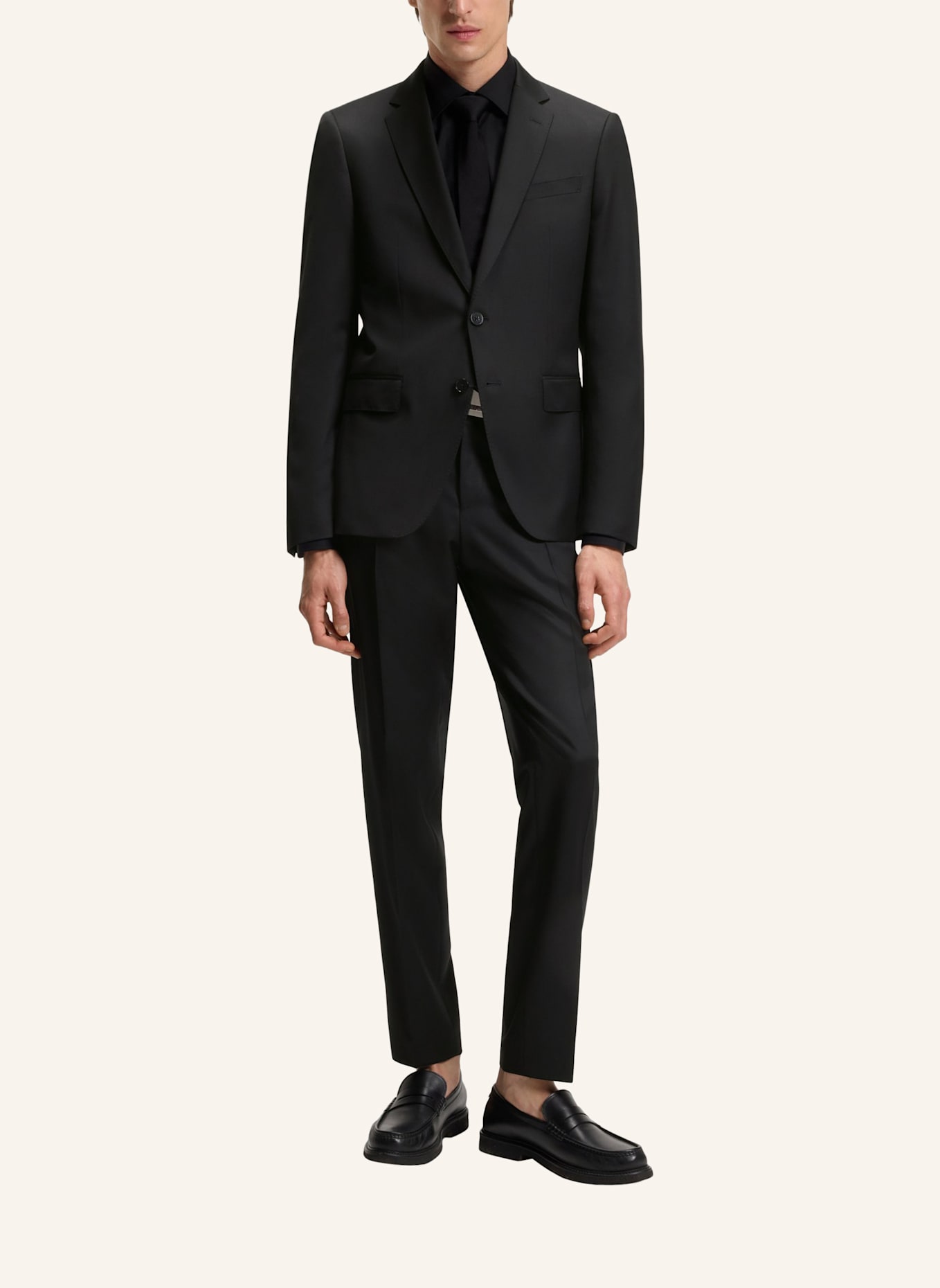 BOSS Anzugsakko HUGE Slim Fit: SCHWARZ