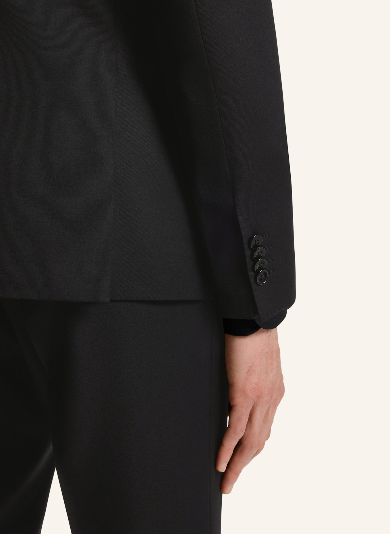 BOSS Anzugsakko HUGE Slim Fit: SCHWARZ