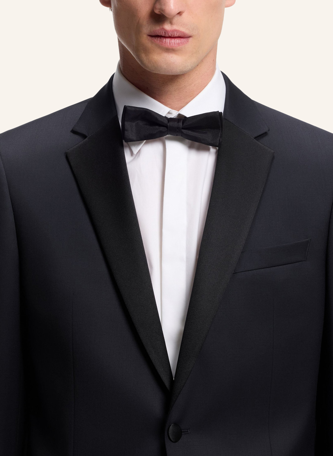 BOSS Smoking-Sakko HUGE Slim Fit: DUNKELBLAU