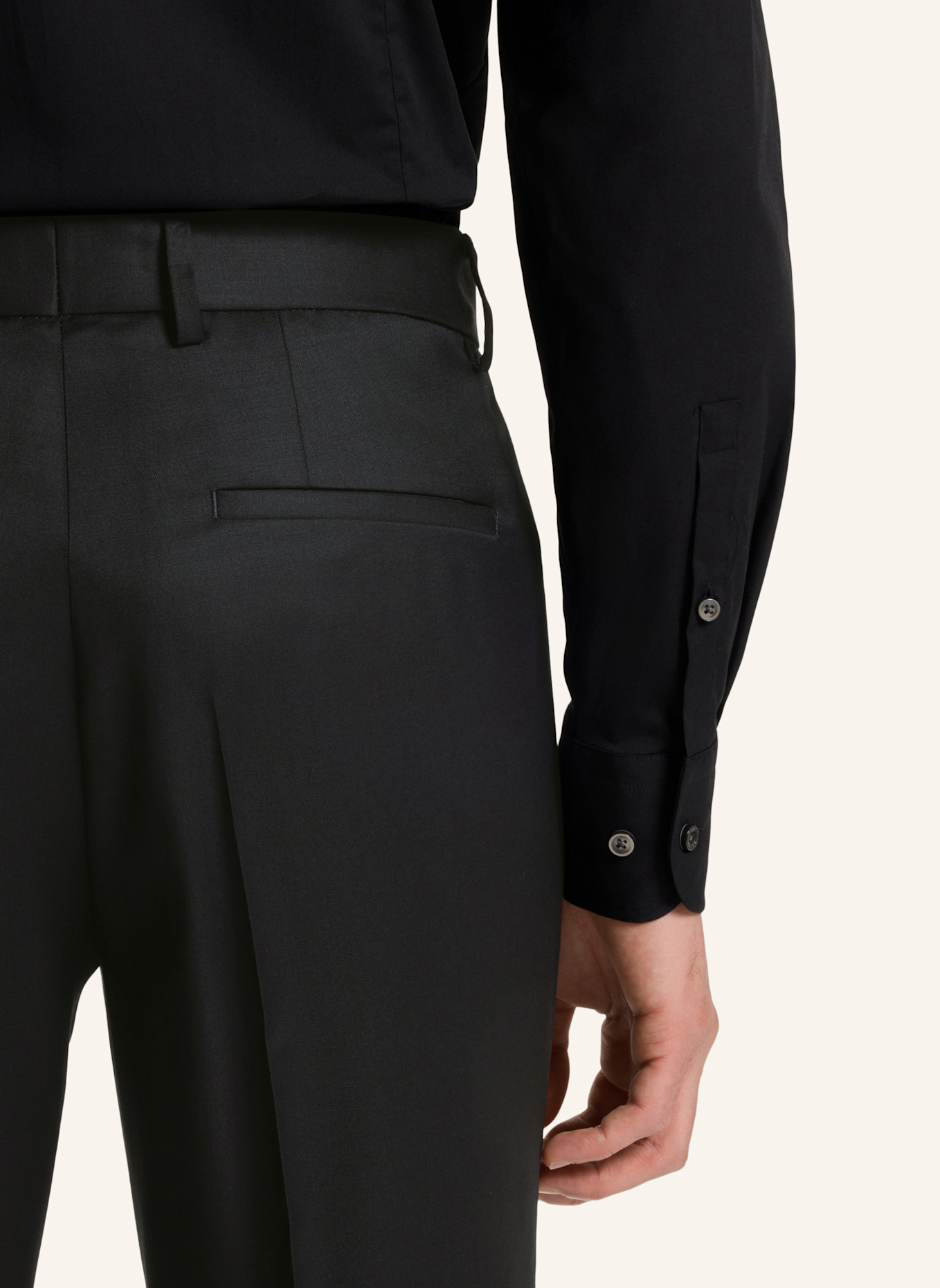 BOSS Anzughose GENIUS Slim Fit: SCHWARZ