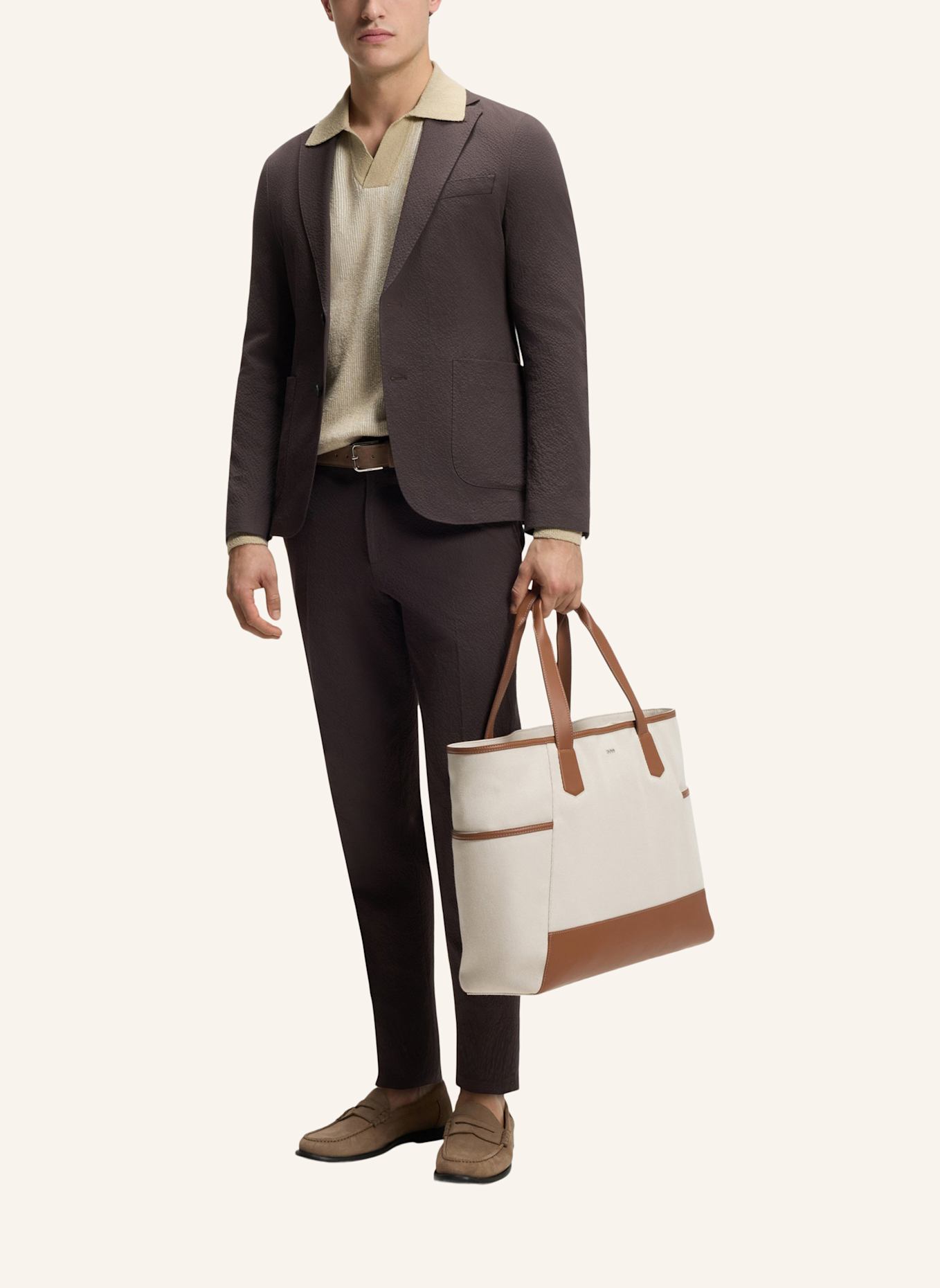 BOSS Shopper DAKKAR_SM TOTE_SO  BOSS X SHOHEI OHTANI: HELLGRAU