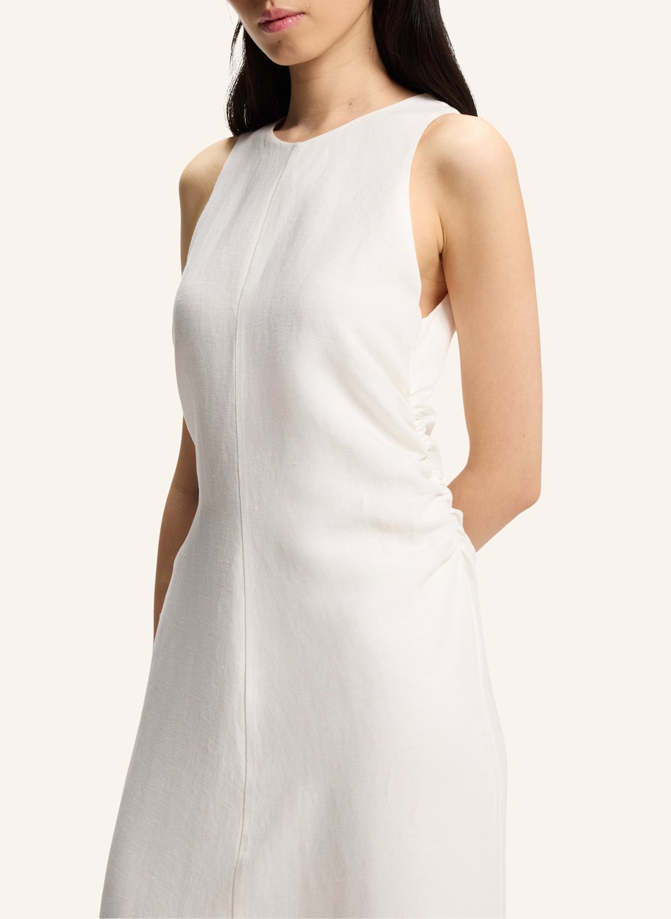 BOSS Business Kleid C_DELINNA Regular Fit: WEISS