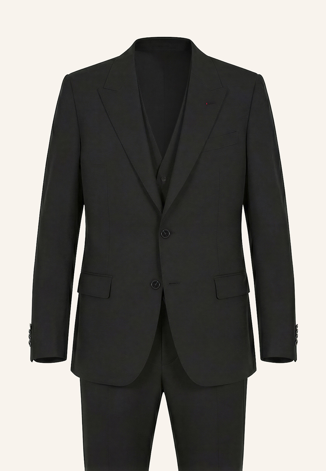 HUGO Business Anzug HENRY/GETLIN242V2X Slim Fit: SCHWARZ