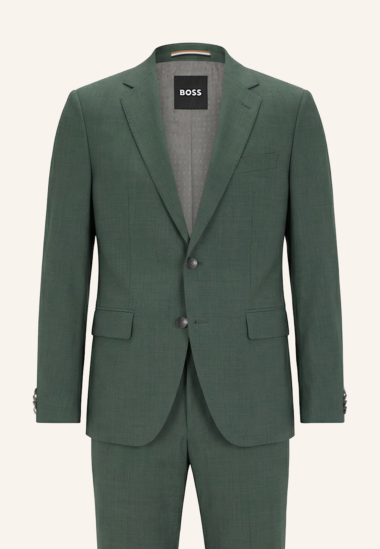 BOSS Business Anzug H-JECKSON-2PCS-253 Regular Fit: GRÜN